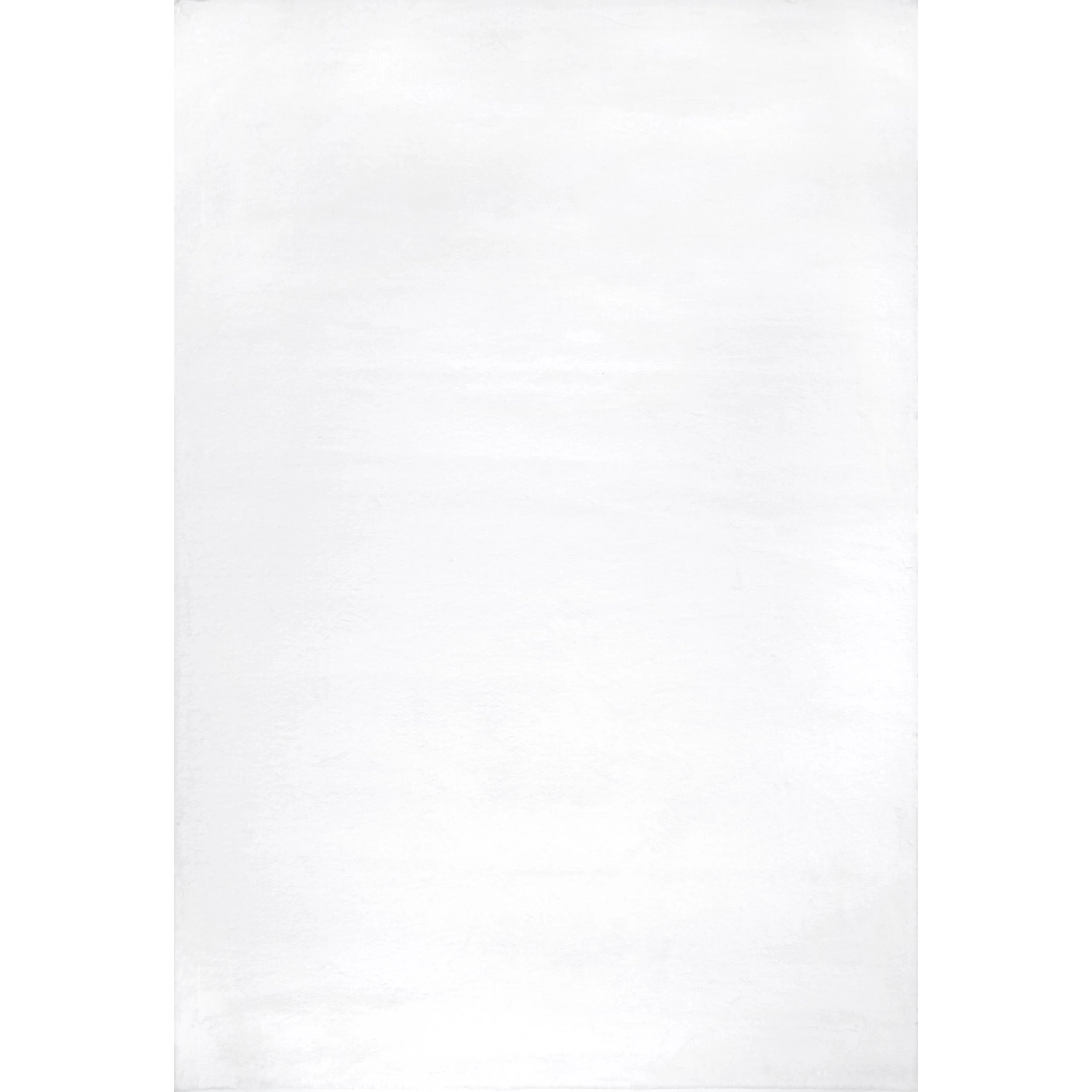 Layne Soft Silky Faux Rabbit Fur Area Rug - Frankwebs