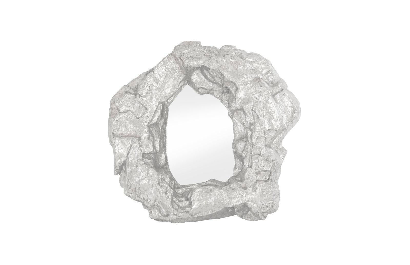 Rock Pond Mirror, Silver Leaf - Frankwebs