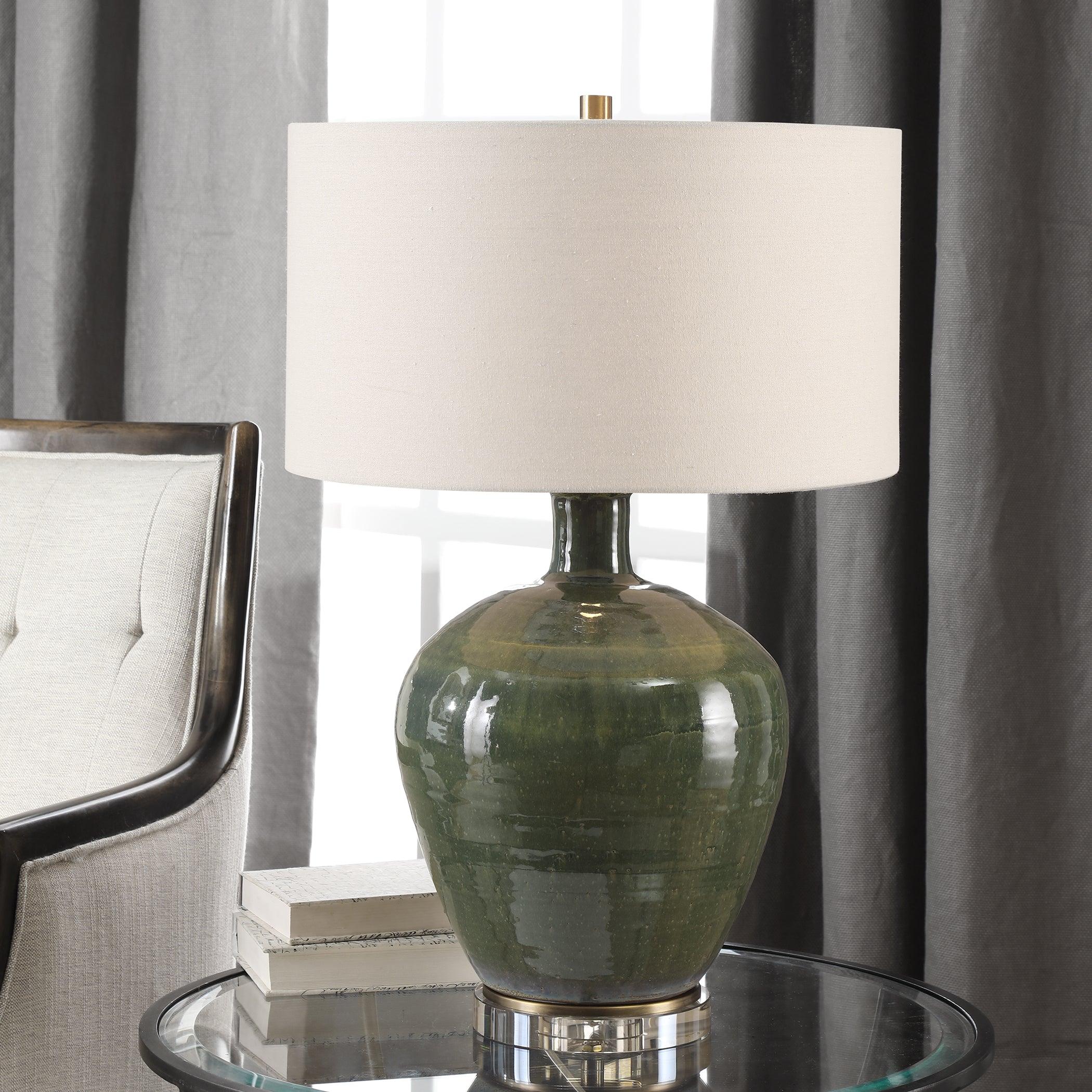 ELVA EMERALD TABLE LAMP - Frankwebs