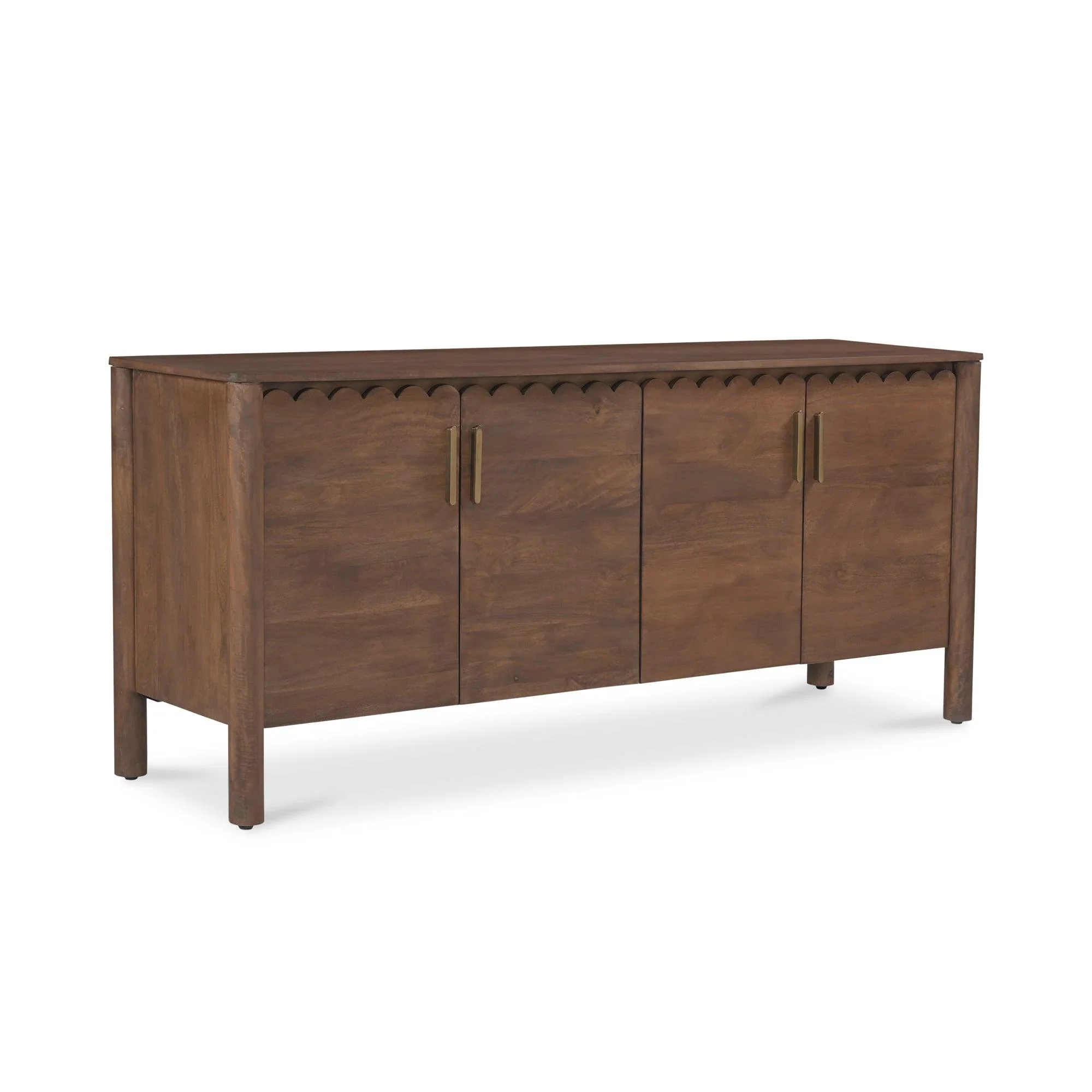 Wiley 4 Door Sideboard Vintage Brown - Frankwebs