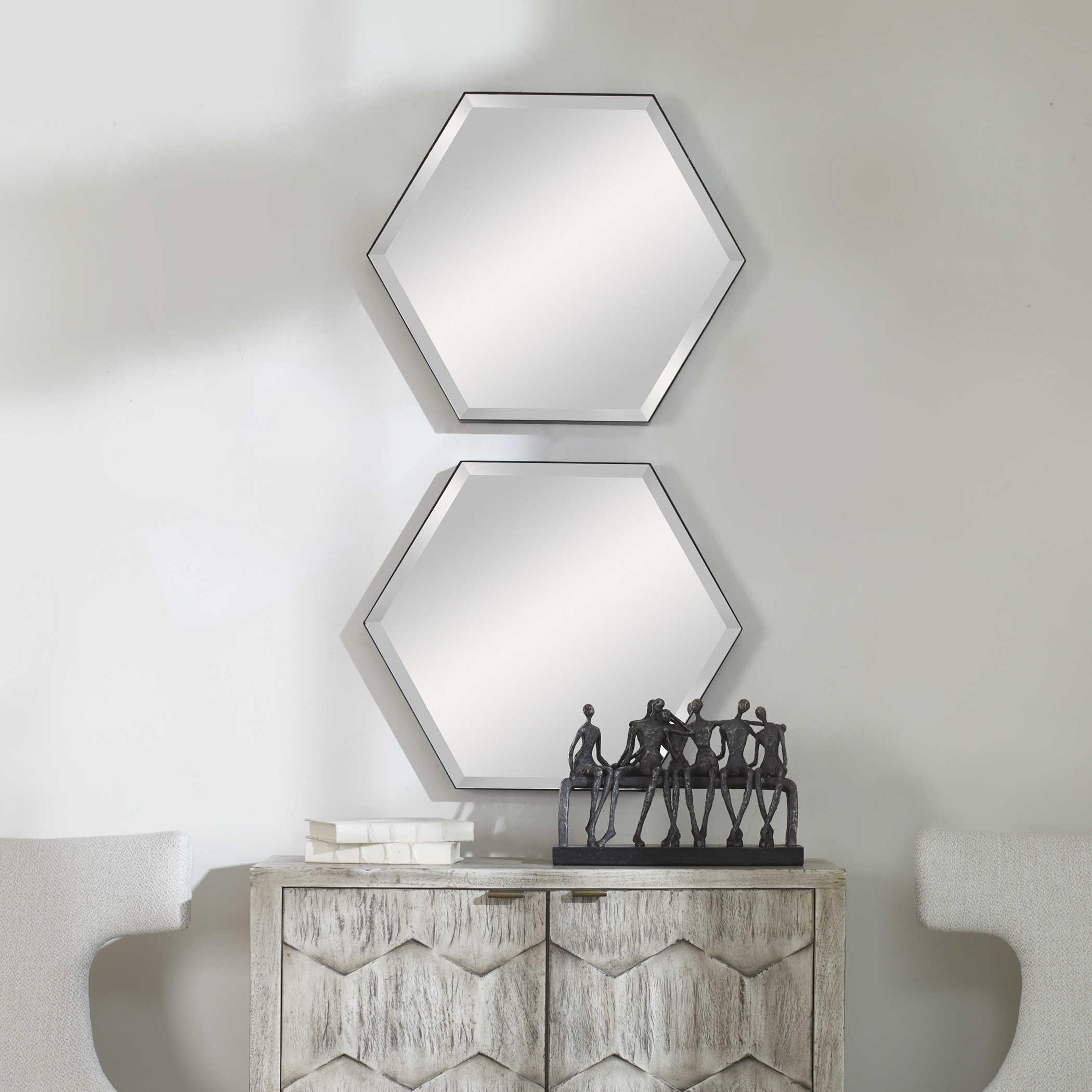AMAYA OCTAGONAL MIRRORS, SET OF 2 - Frankwebs