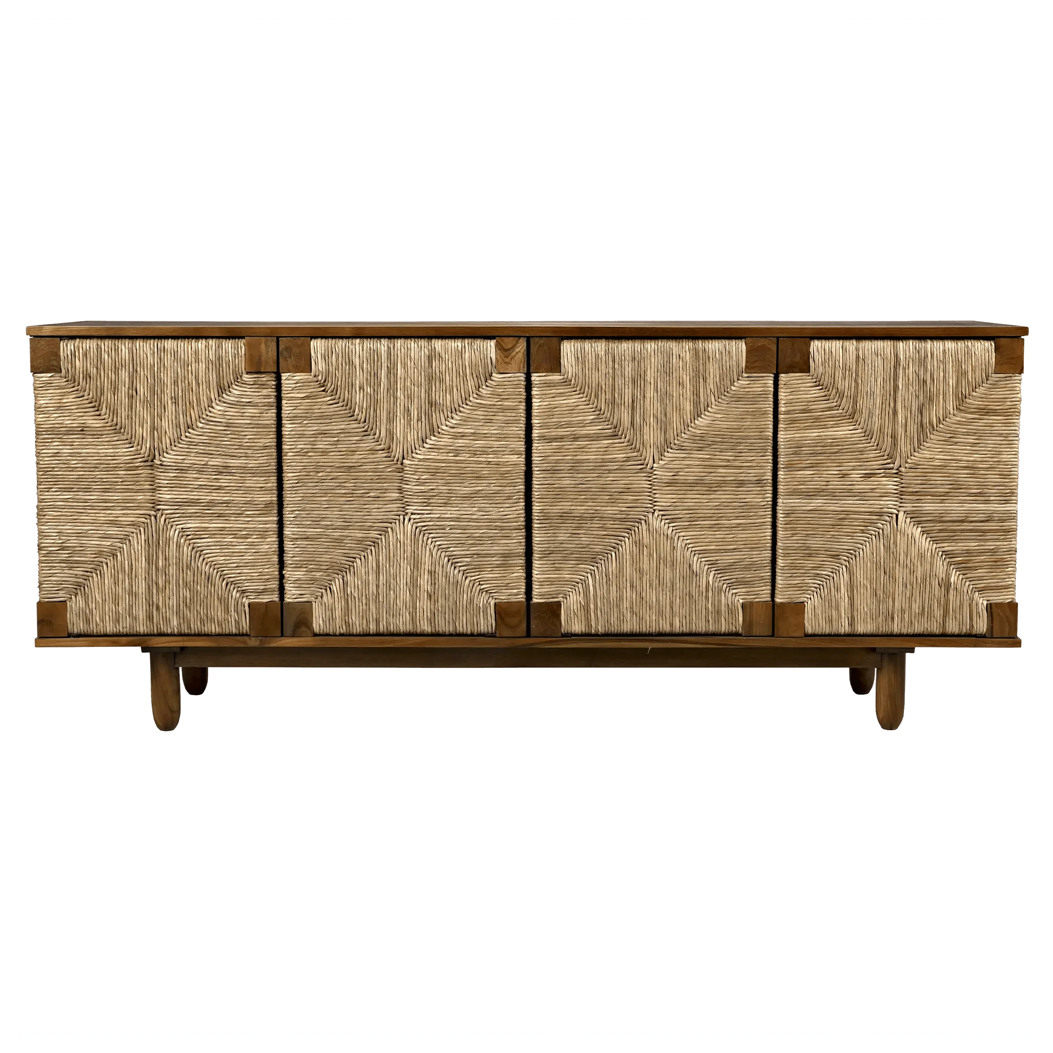 Brook 4 Door Sideboard, Teak - Frankwebs