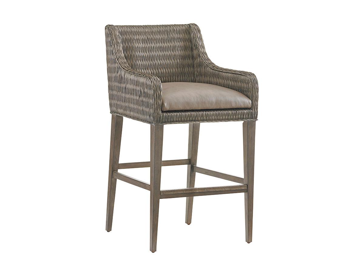 Cypress Point Turner Woven Bar Stool - Frankwebs