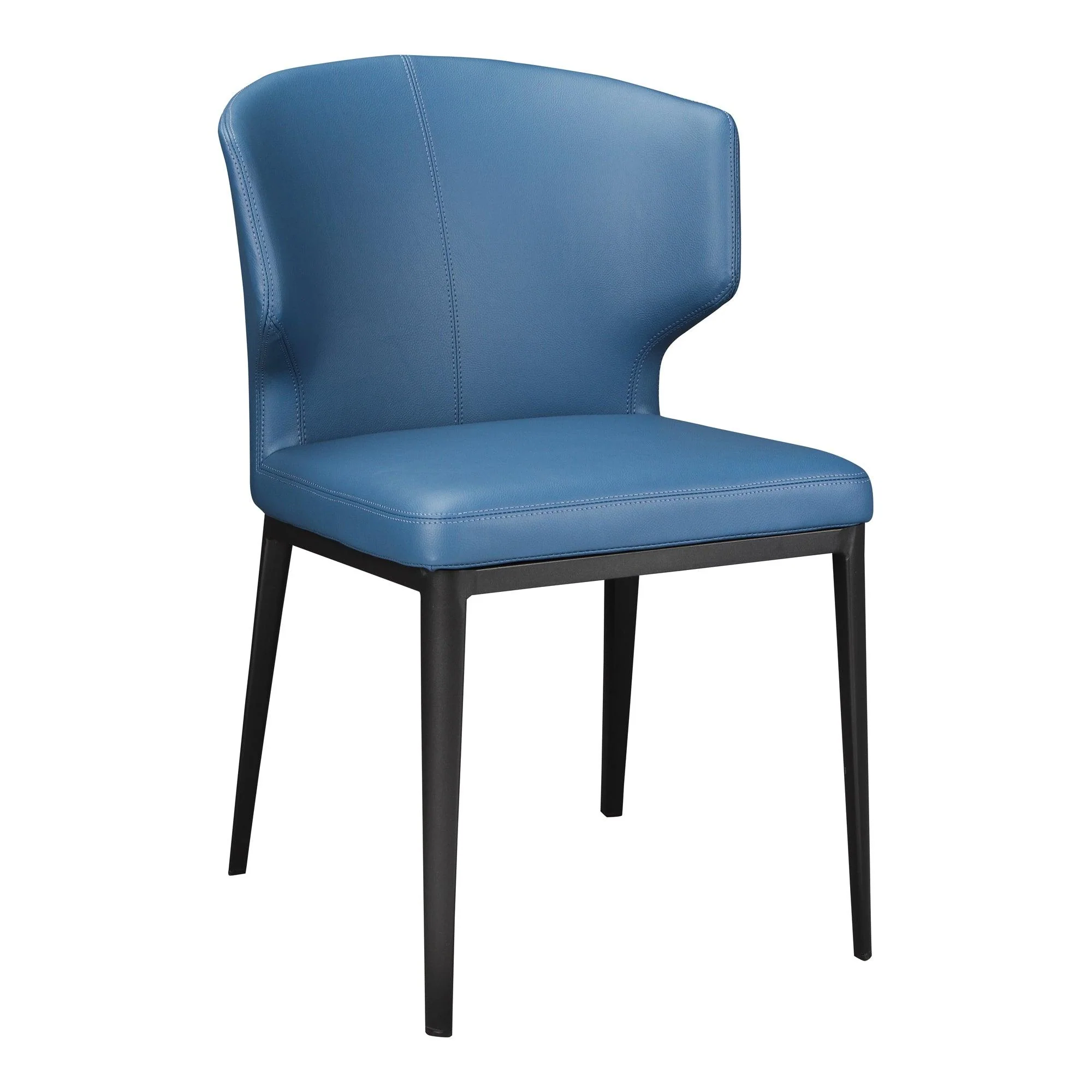 Delaney Dining Chair Steel Blue - Set Of Two - Frankwebs