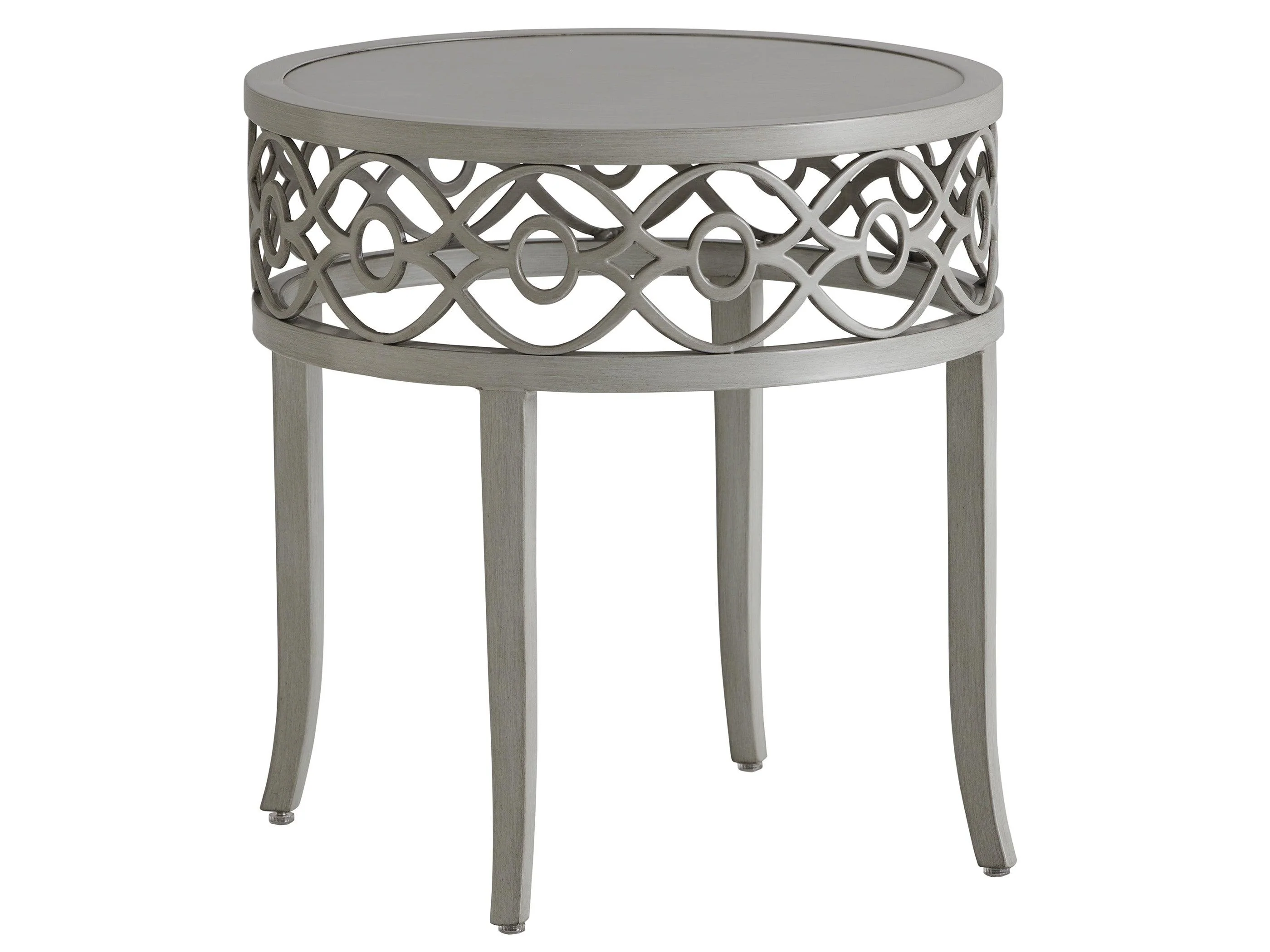 Silver Sands Round End Table - Frankwebs