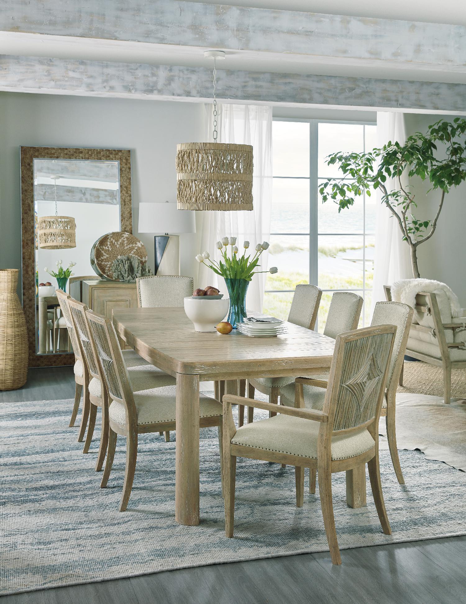 Surfrider Rectangle Dining Table with1-18in leaf - Frankwebs