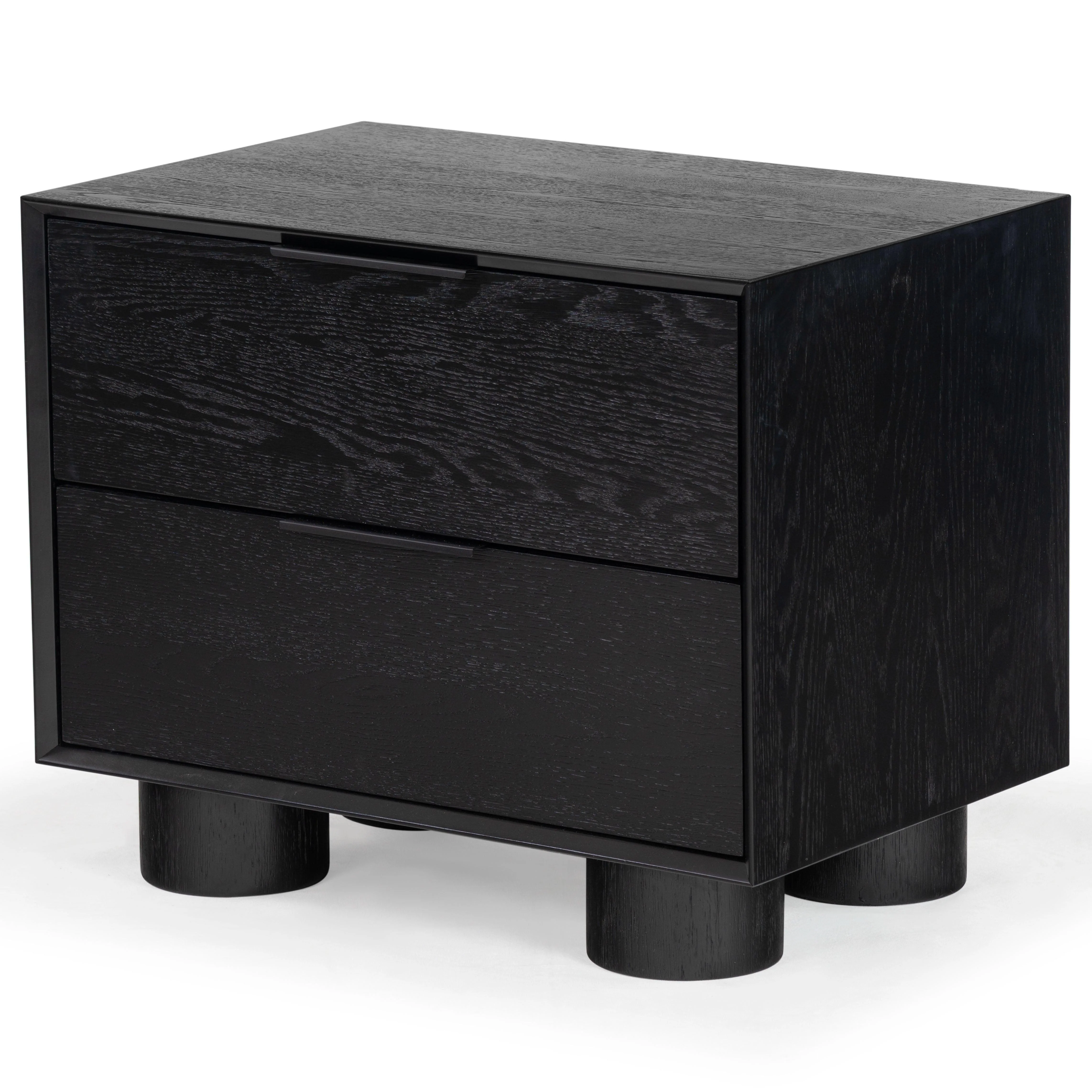 Addyson Wood 2 Drawer Nightstand - Frankwebs