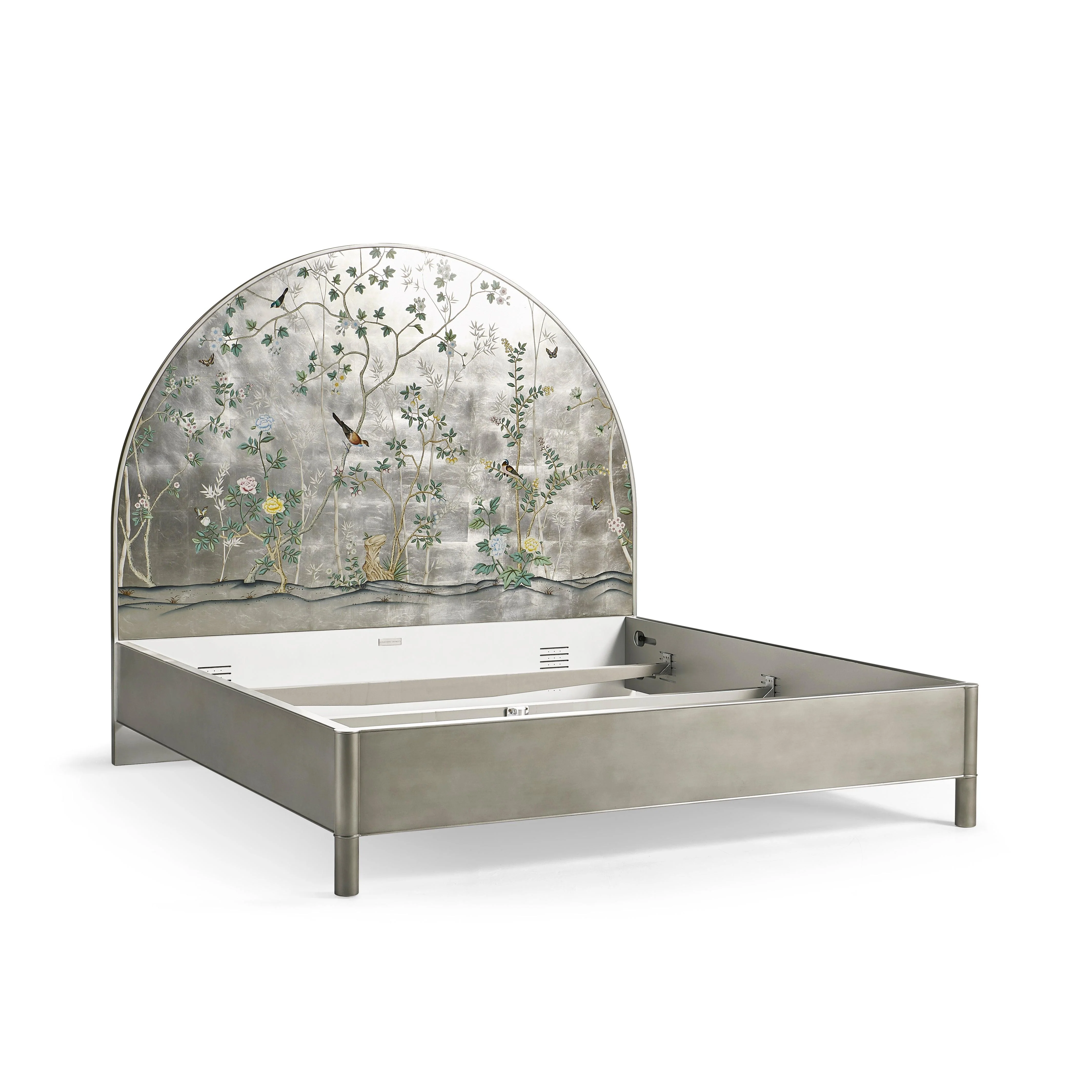 Shimmering Moon Half Round King Panel Bed - Frankwebs
