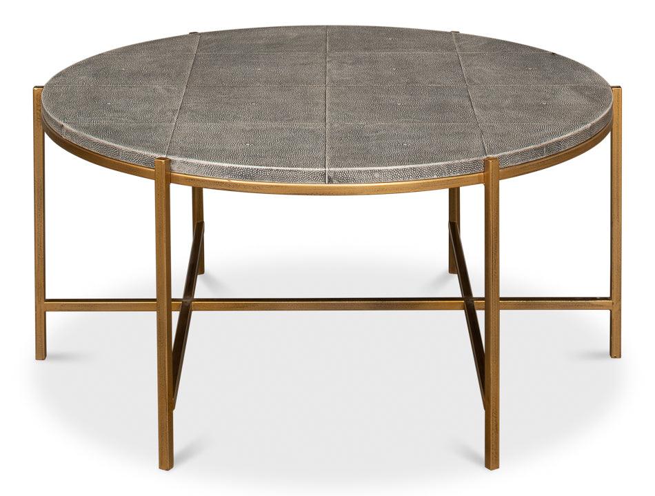 Grey Shagreen Coffee Table - Frankwebs