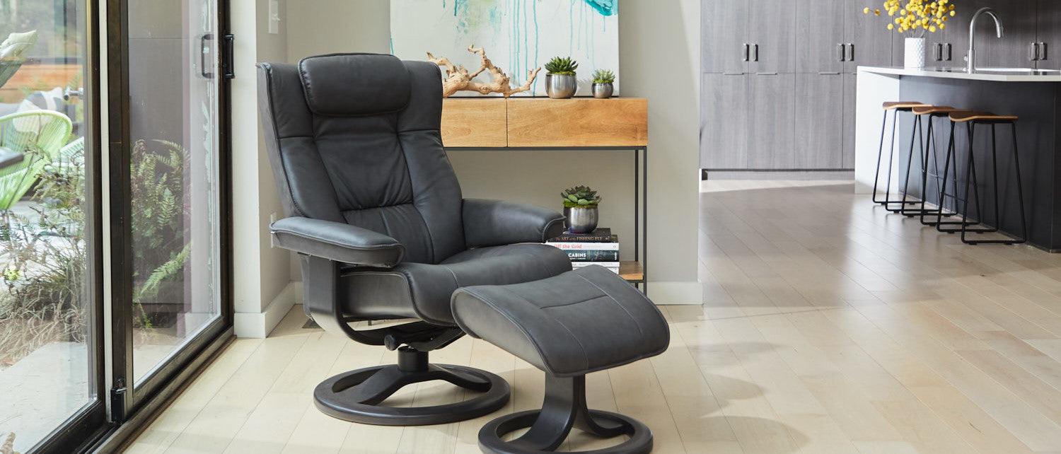 Regent R  Recliner with Footstool - Frankwebs