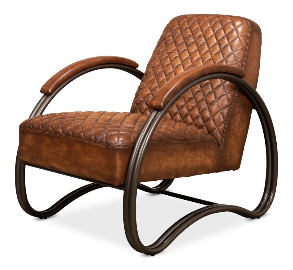 Montmartre Chair - Carter Brown Leather - Frankwebs