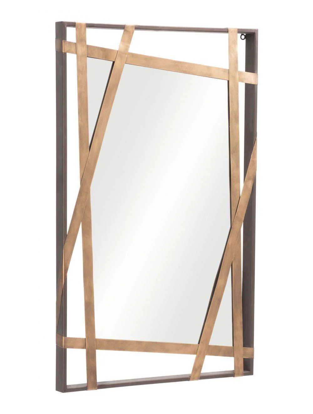 Tolix Mirror Antique Gold & Black - Frankwebs