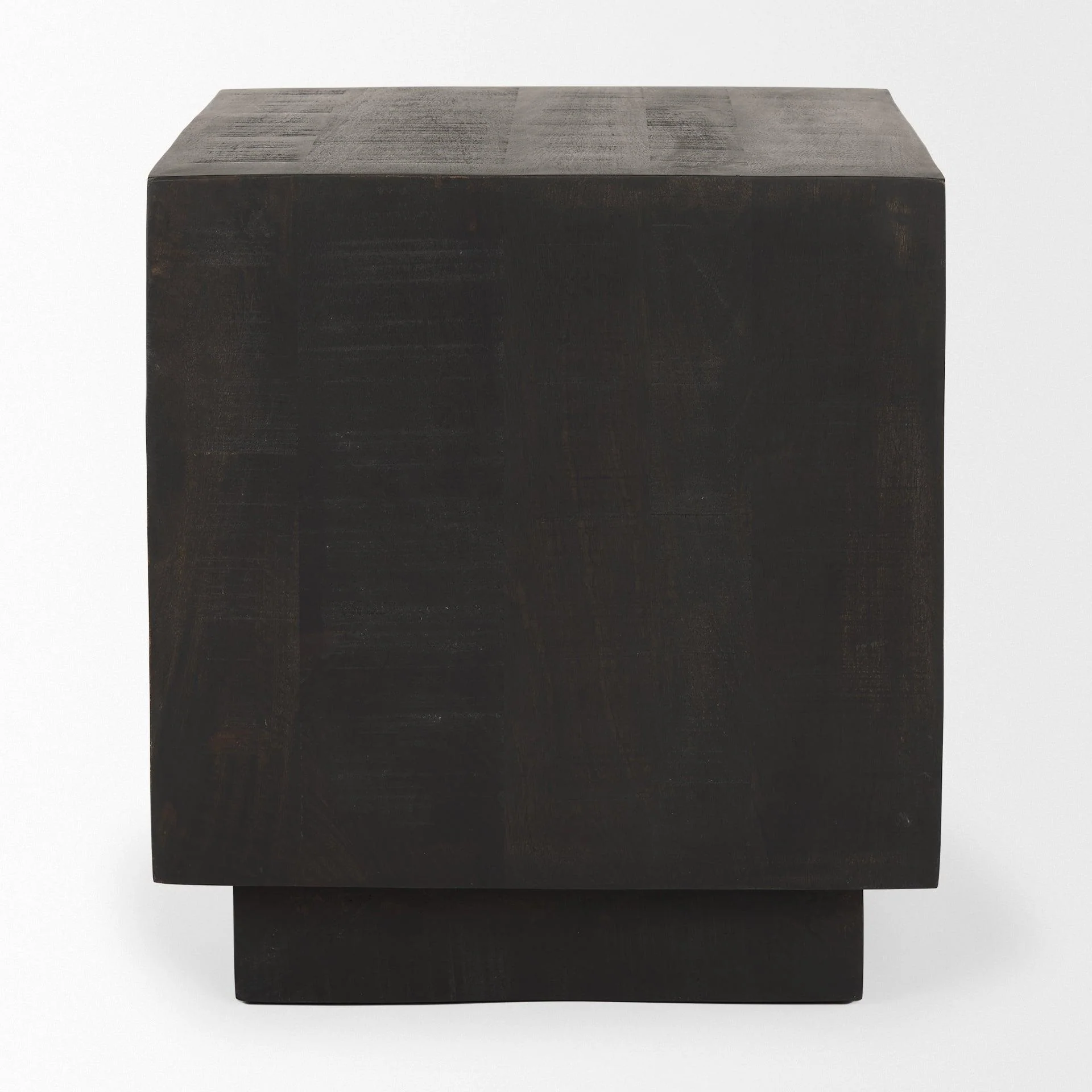 Hayden Dark Brown Wood End/Side Table - Frankwebs