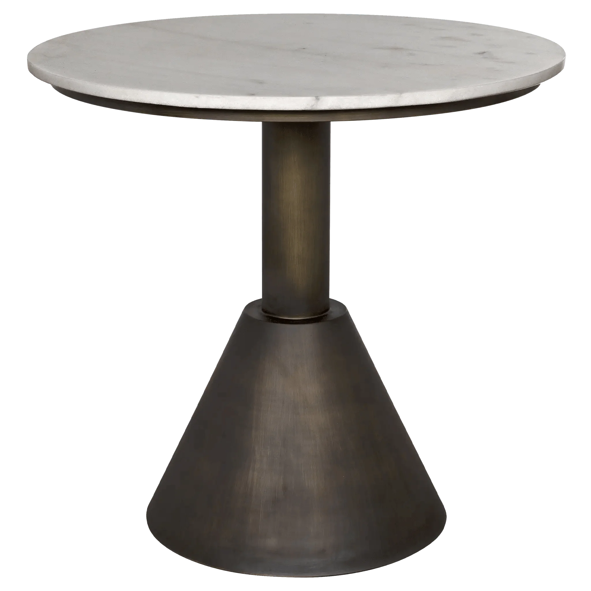 Joseph Side Table, Aged Brass - Frankwebs