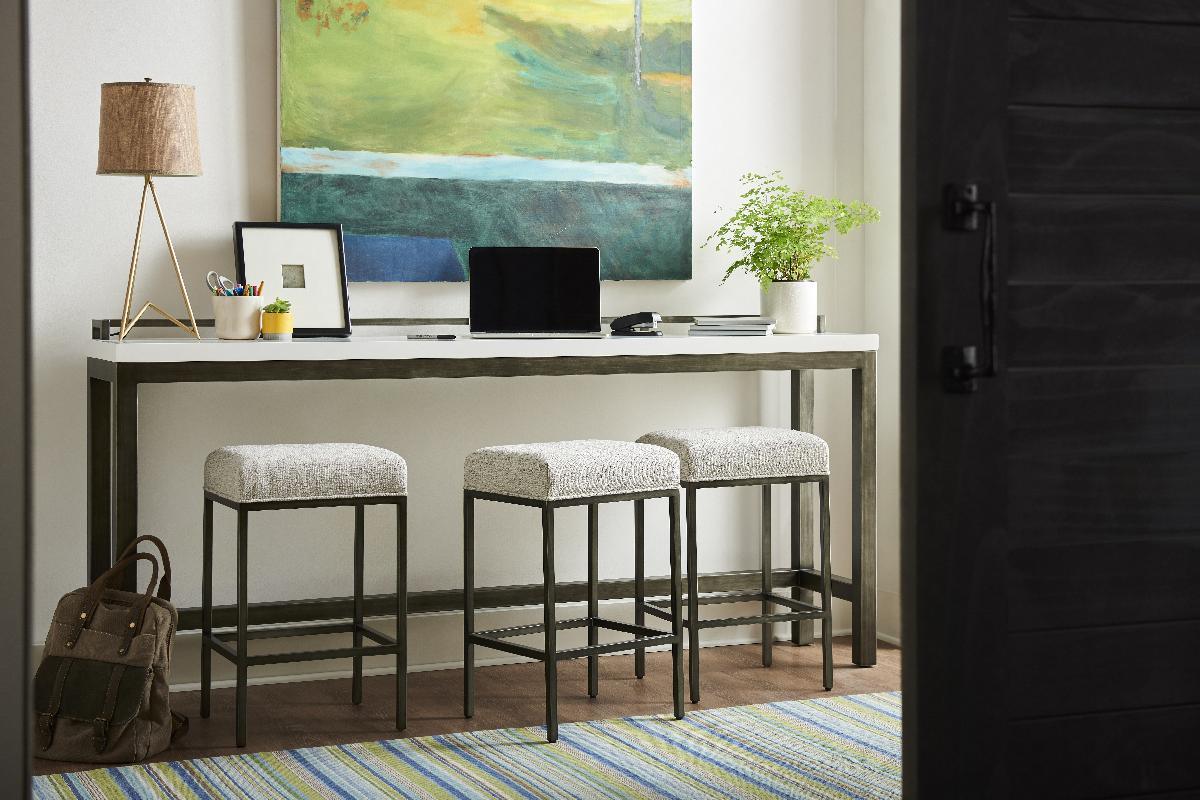 Curated Essence Console Table with Stools - Frankwebs