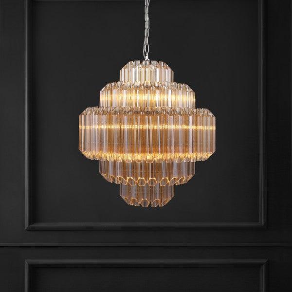 ADALINE GLASS CHANDELIER - Frankwebs