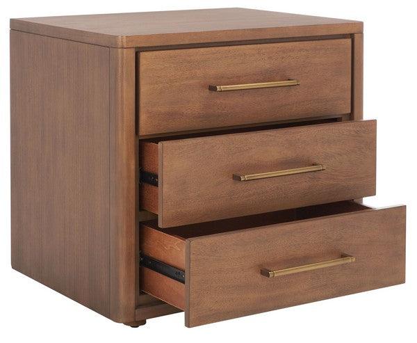 ROSEY 3 DRAWER WOOD NIGHTSTAND - Frankwebs