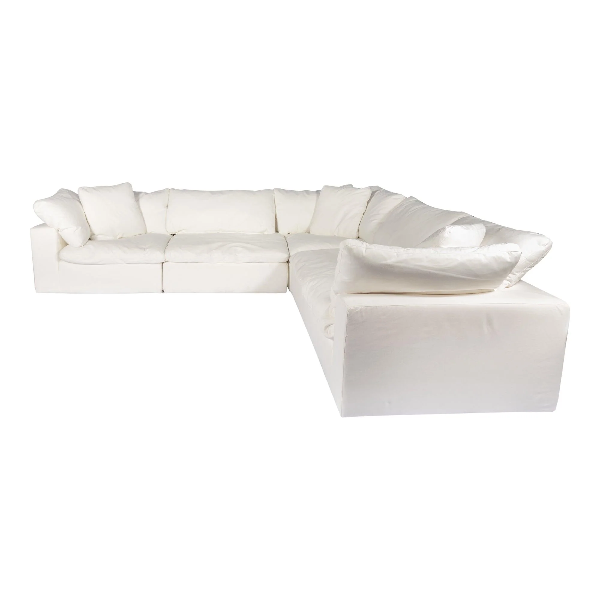 Clay Classic Modular Sectional Performance Fabric White - Frankwebs