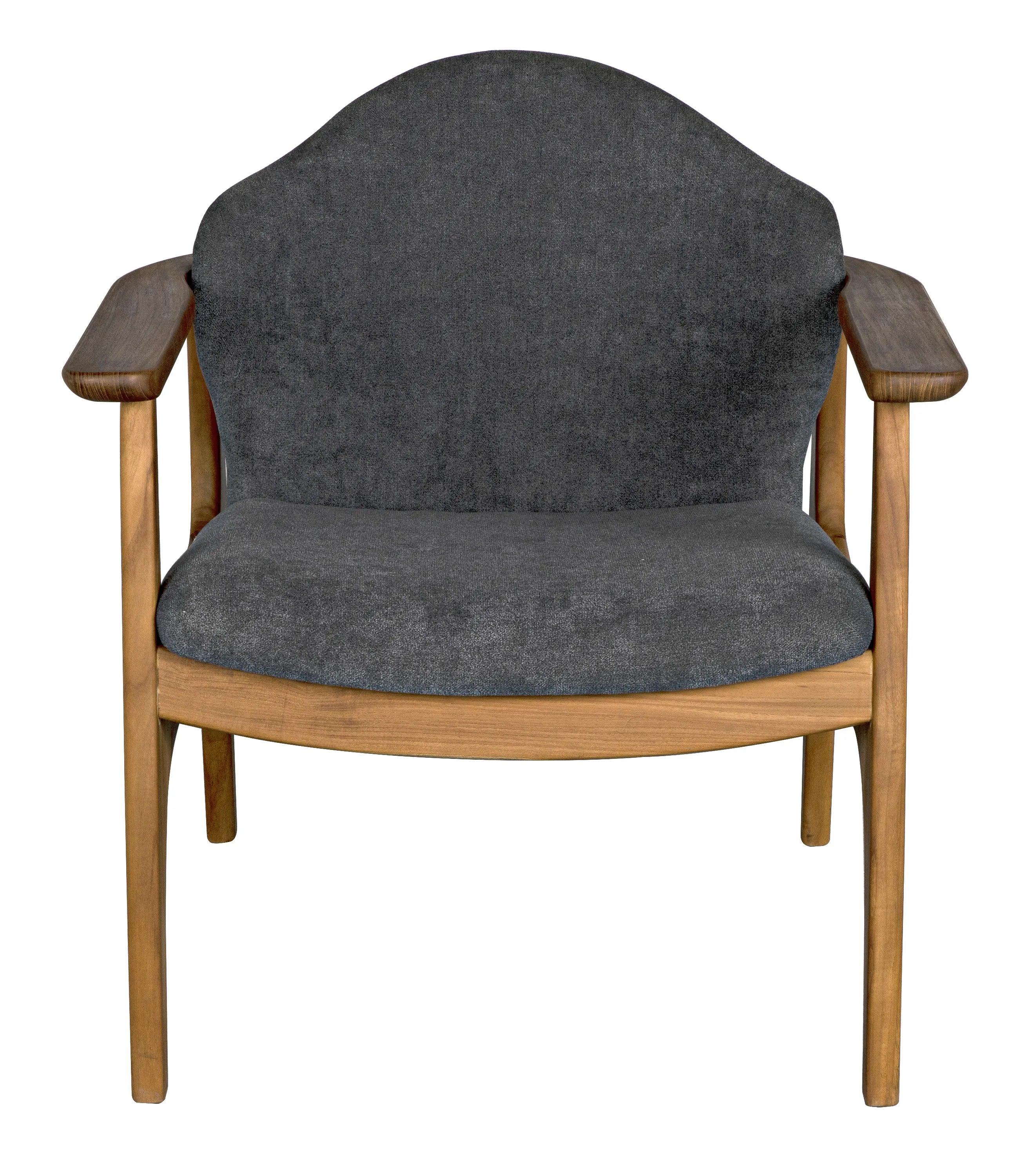 Vittorio Chair with Grey Fabric - Frankwebs