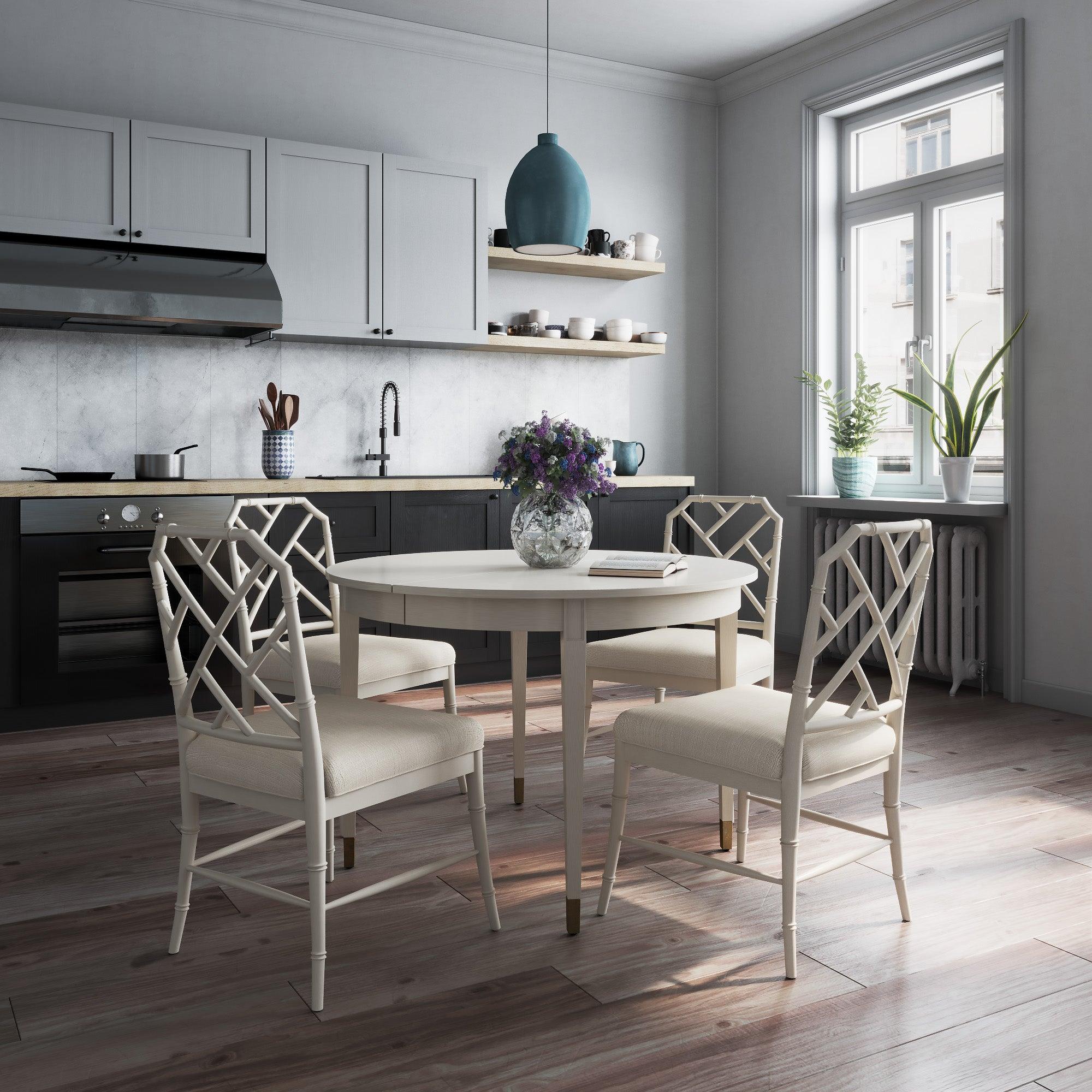 Timeless Synodic Swedish Dining Table in London Mist - Frankwebs