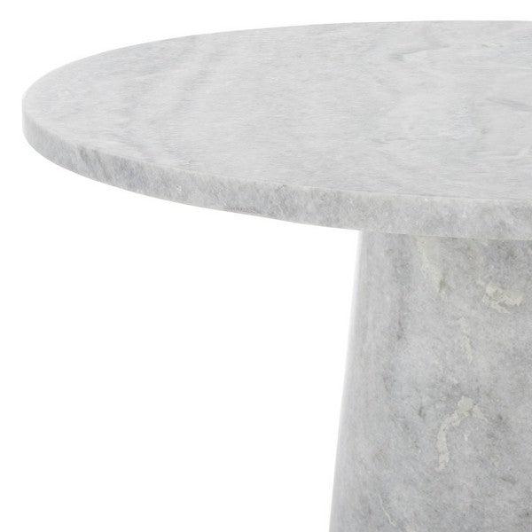 VALENTIA TALL ROUND MARBLE ACCENT TABLE - Frankwebs