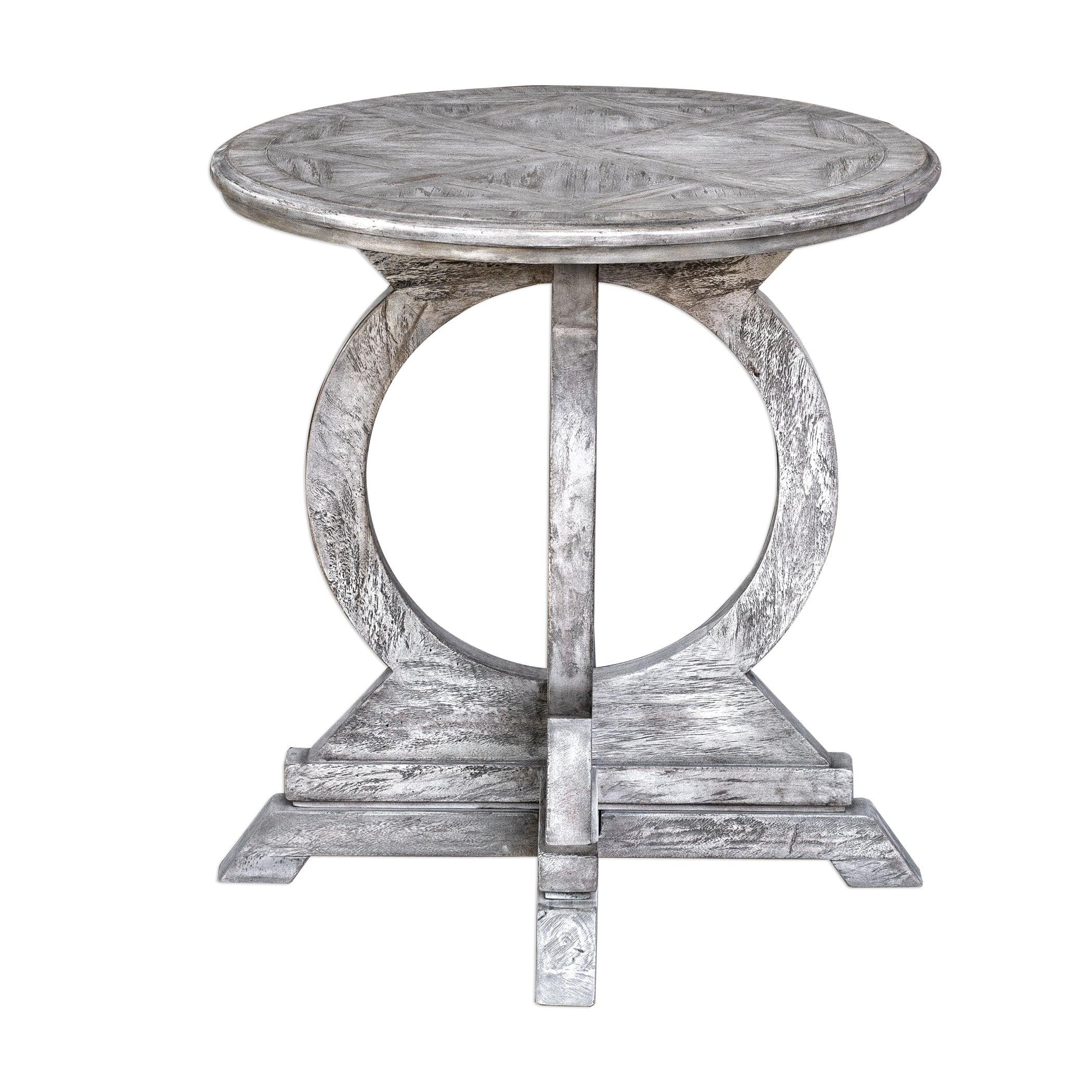 Maiva White Side Table - Frankwebs