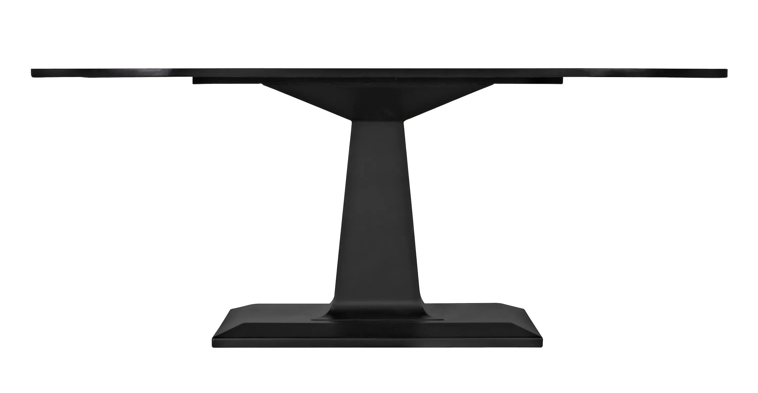 Amboss Dining Table, Black Steel - Frankwebs