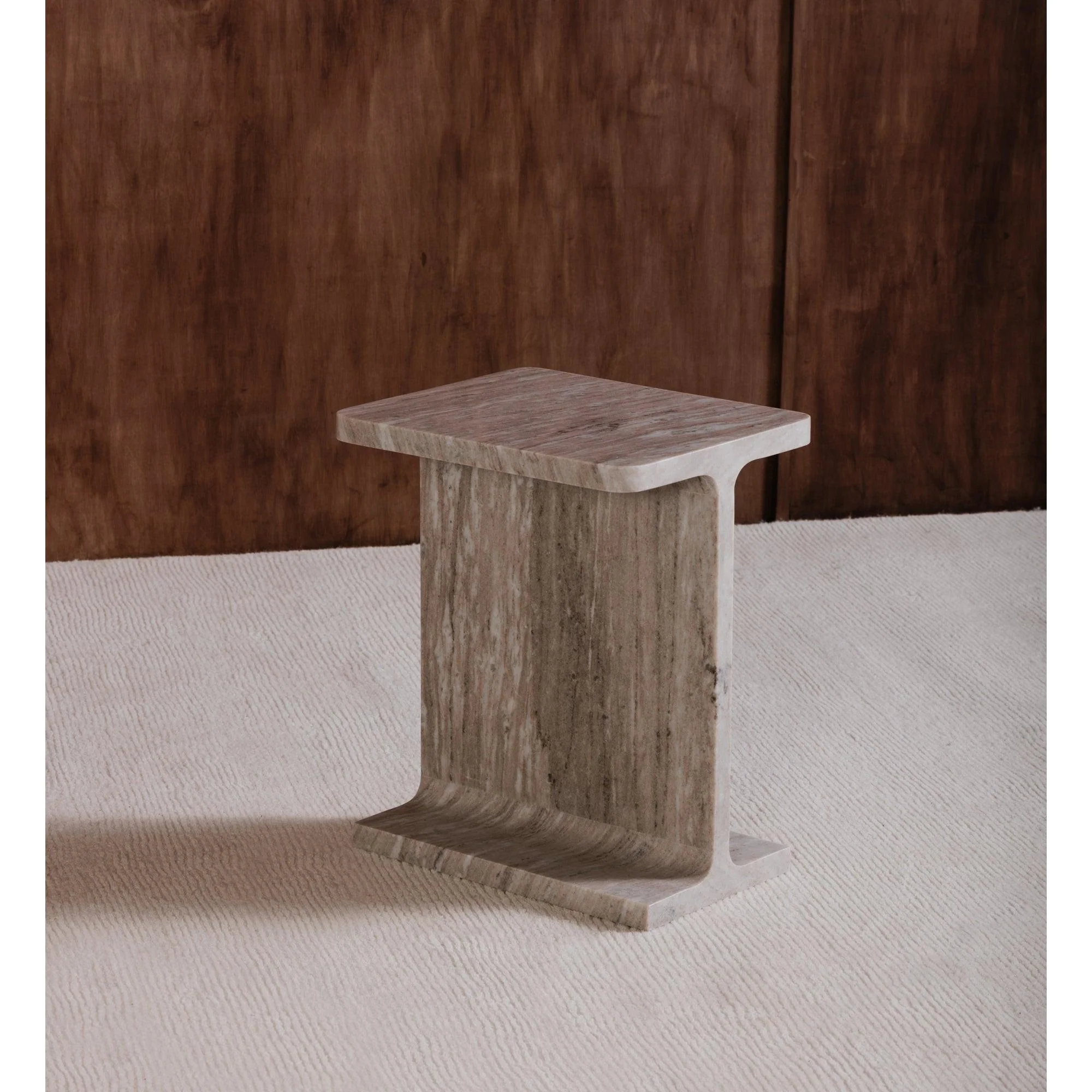 Tullia Accent Table Taupe - Frankwebs