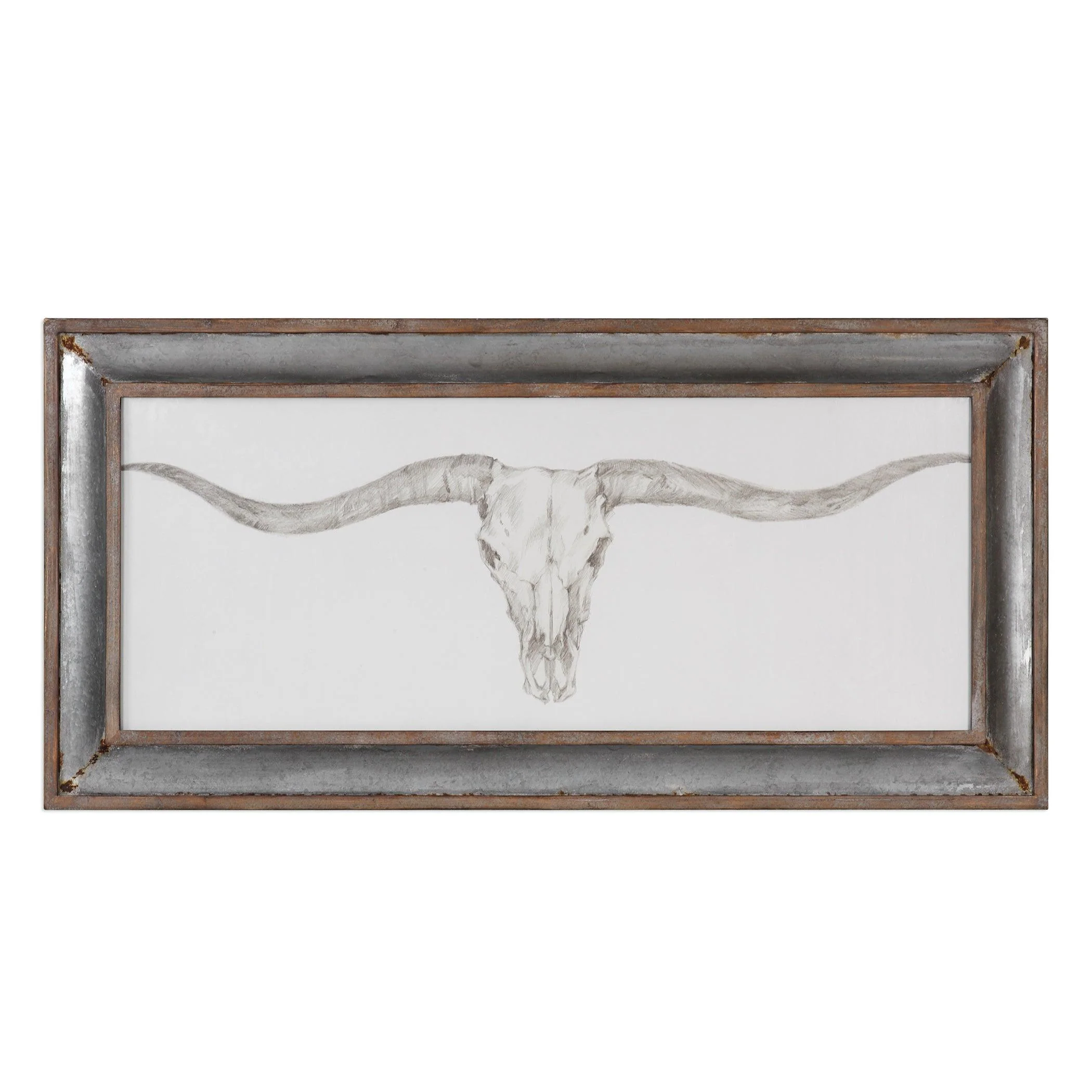 WESTERN SKULL MOUNT PRINT - Frankwebs