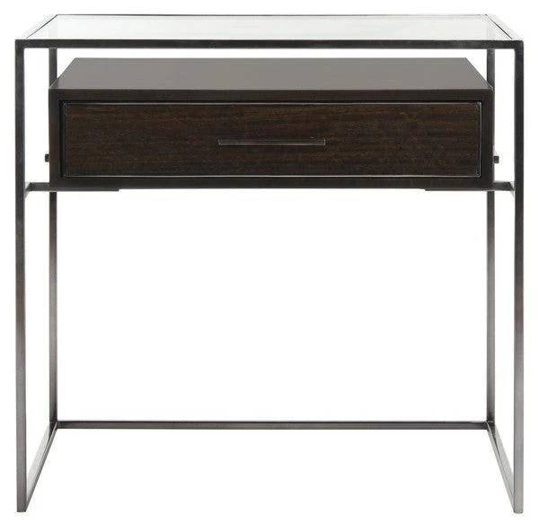 CAELAN GLASS SIDE TABLE - Frankwebs