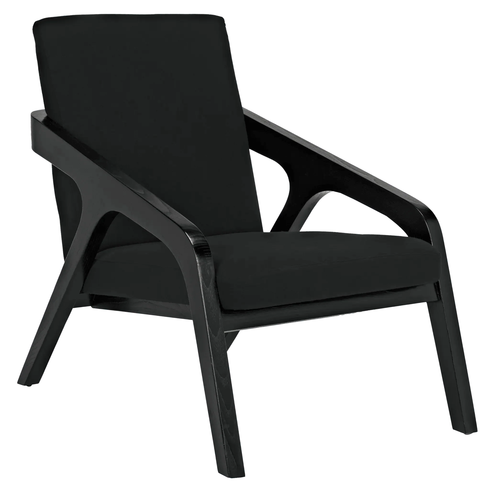 Lamar Chair, Charcoal Black - Frankwebs