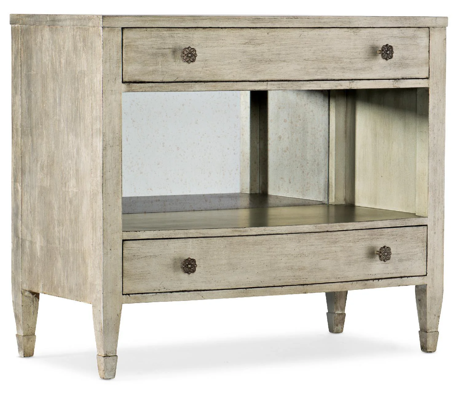 Sanctuary Gemme Two Drawer Nightstand - Frankwebs