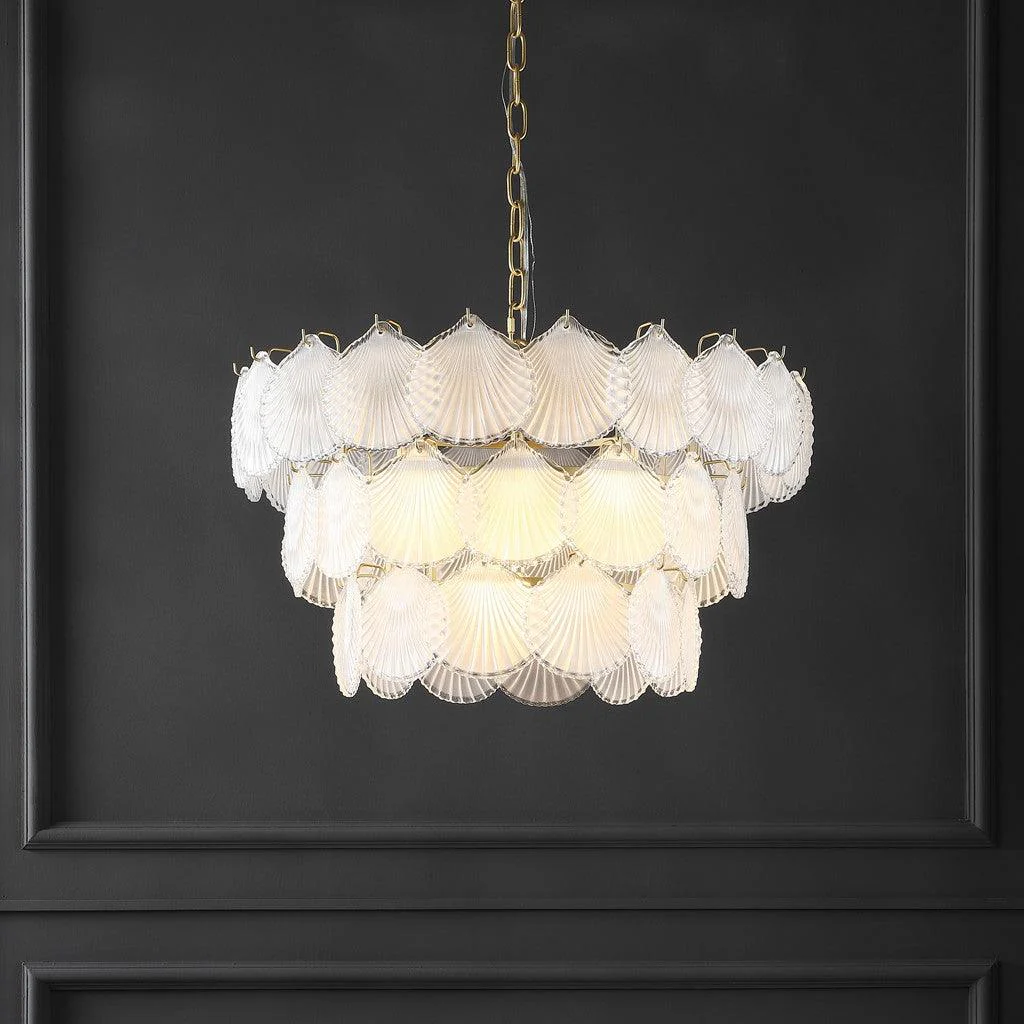 GUTIERREZ 3 TIER GLASS CHANDELIER - Frankwebs