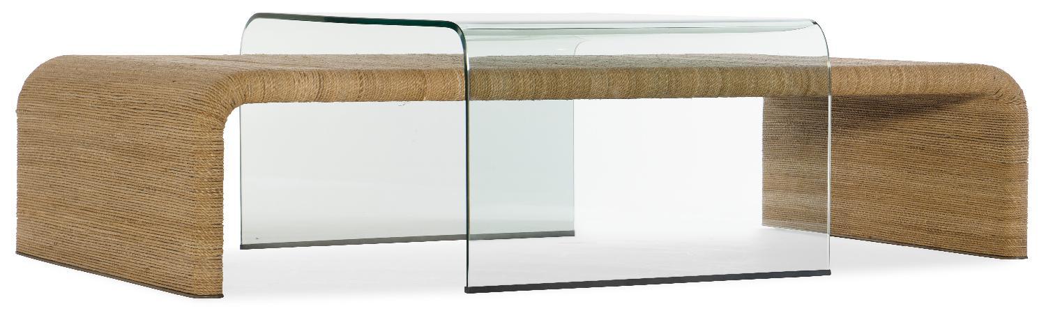 Amani Rope and Glass Cocktail Table - Frankwebs