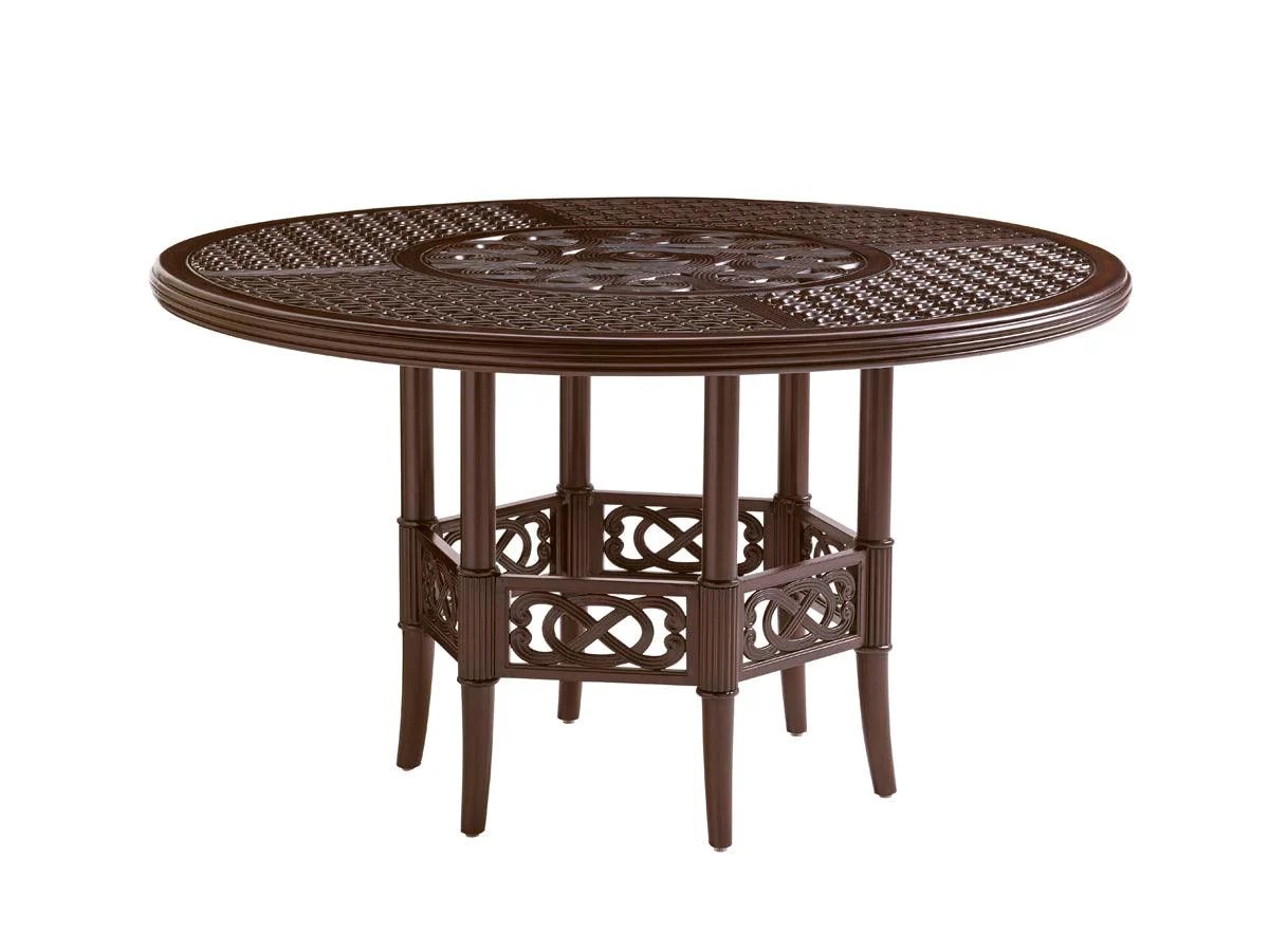 Black Sands Dining Table W/Cast Top - Frankwebs