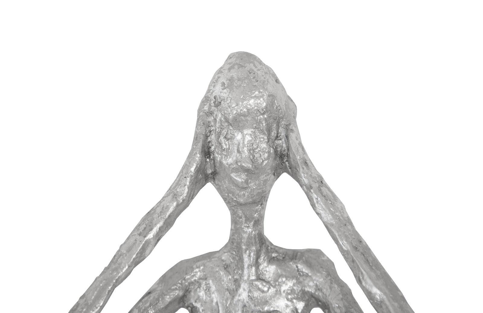 See,Hear,Speak no Evil Set of 3 Silver Leaf, Silver Leaf, Set Of 3 - Frankwebs