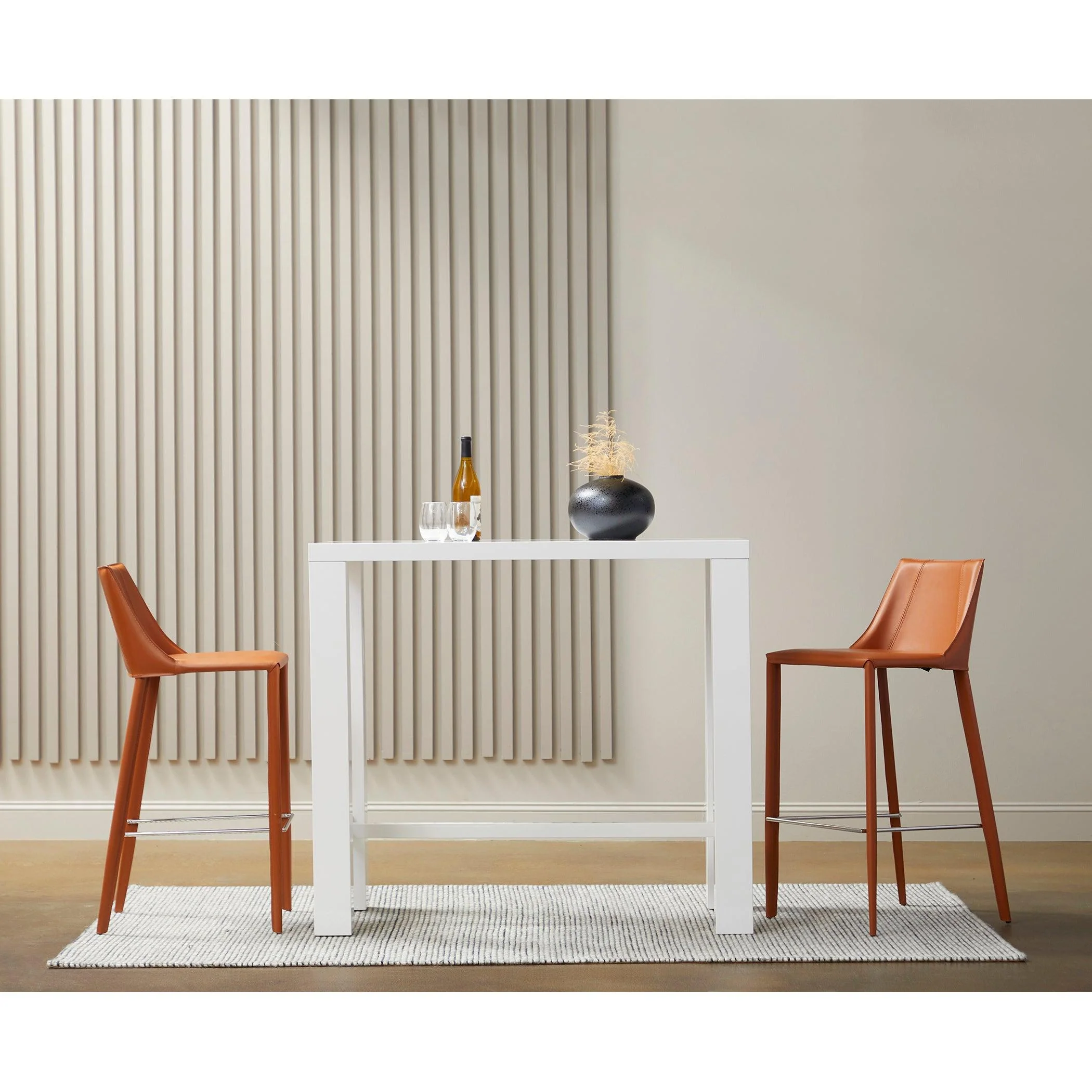 Abby Bar Table Top  High Gloss White - Frankwebs