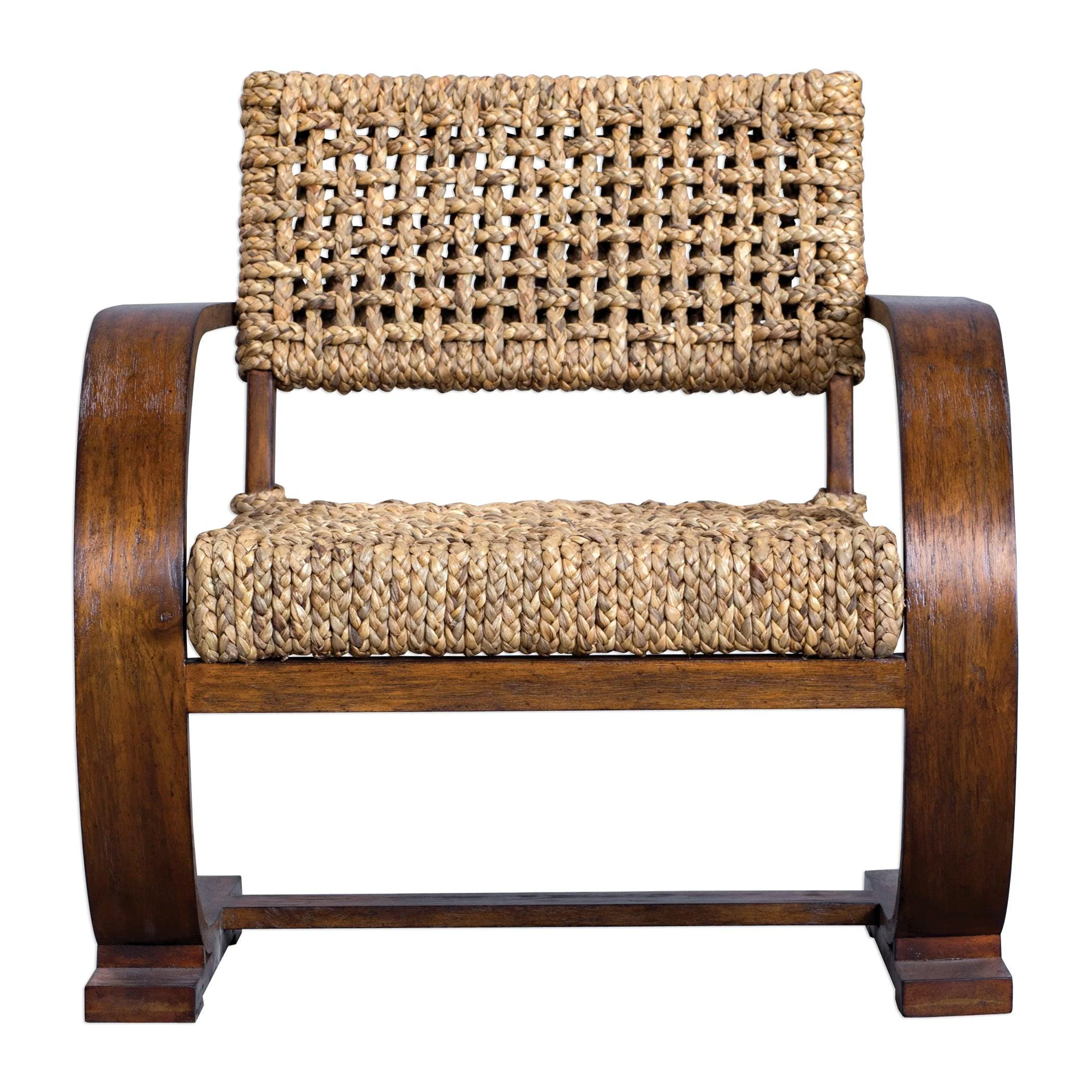 Rehema Natural Woven Accent Chair - Frankwebs