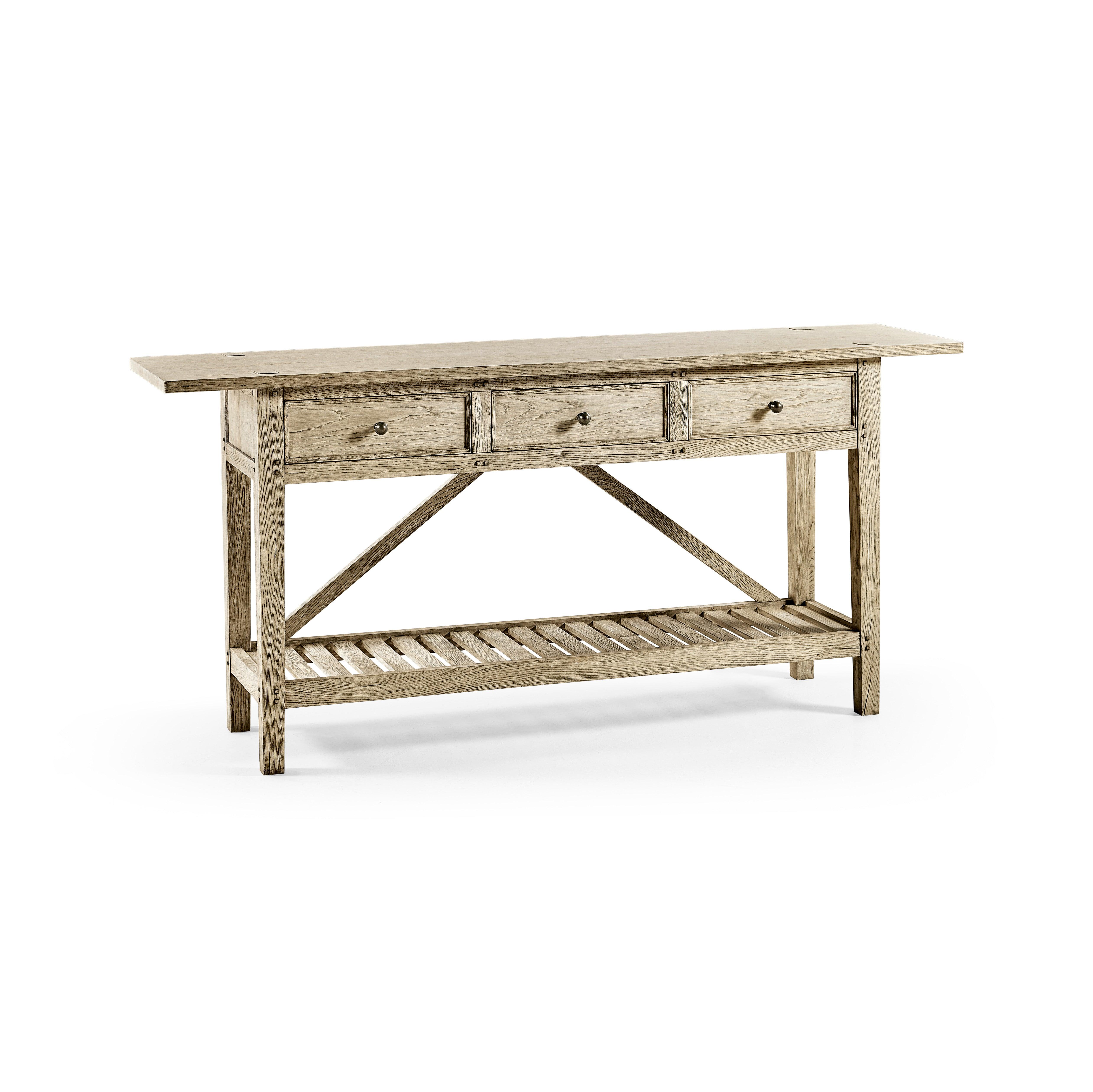 Timeless Inclination Rustic French Console Table - Frankwebs