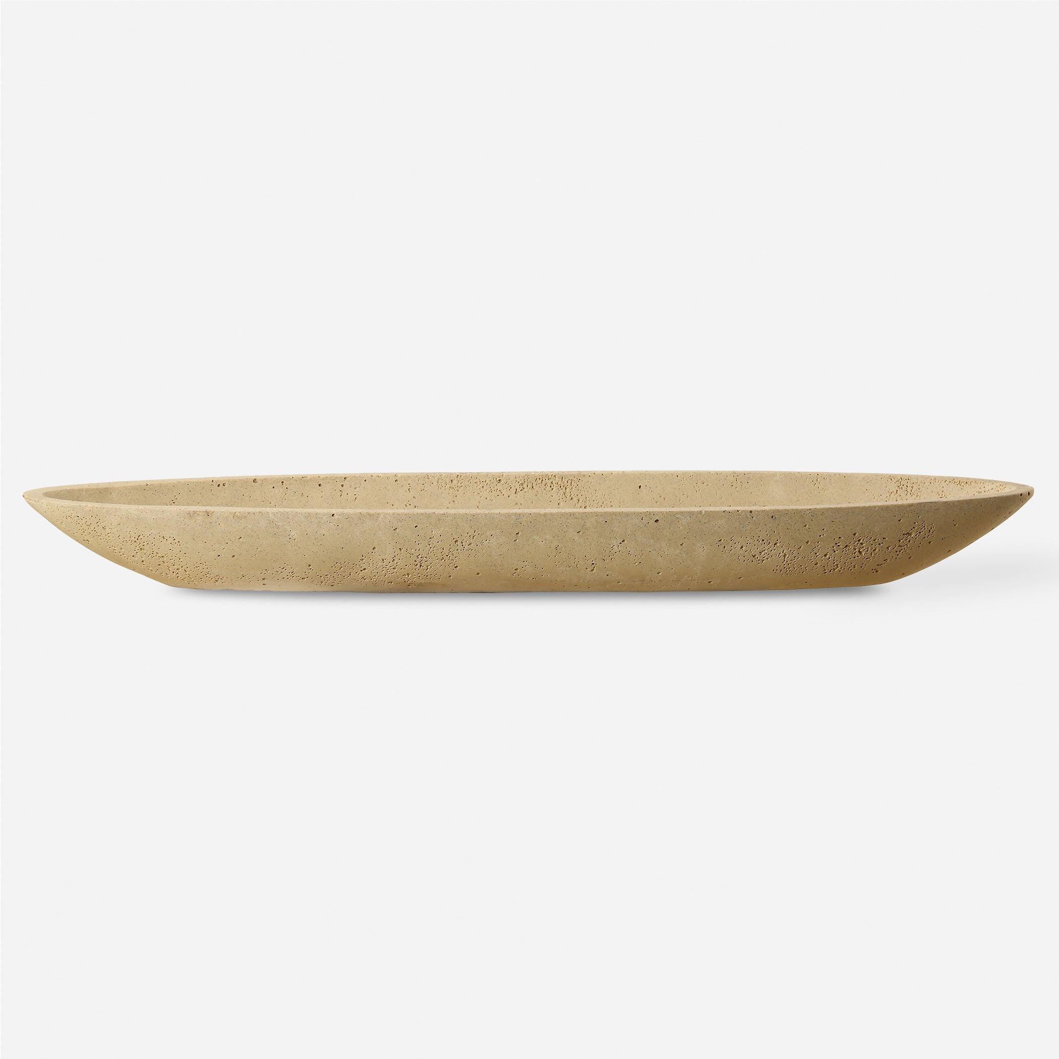 Vessel Cast Ivory Canoe Bowl - Frankwebs