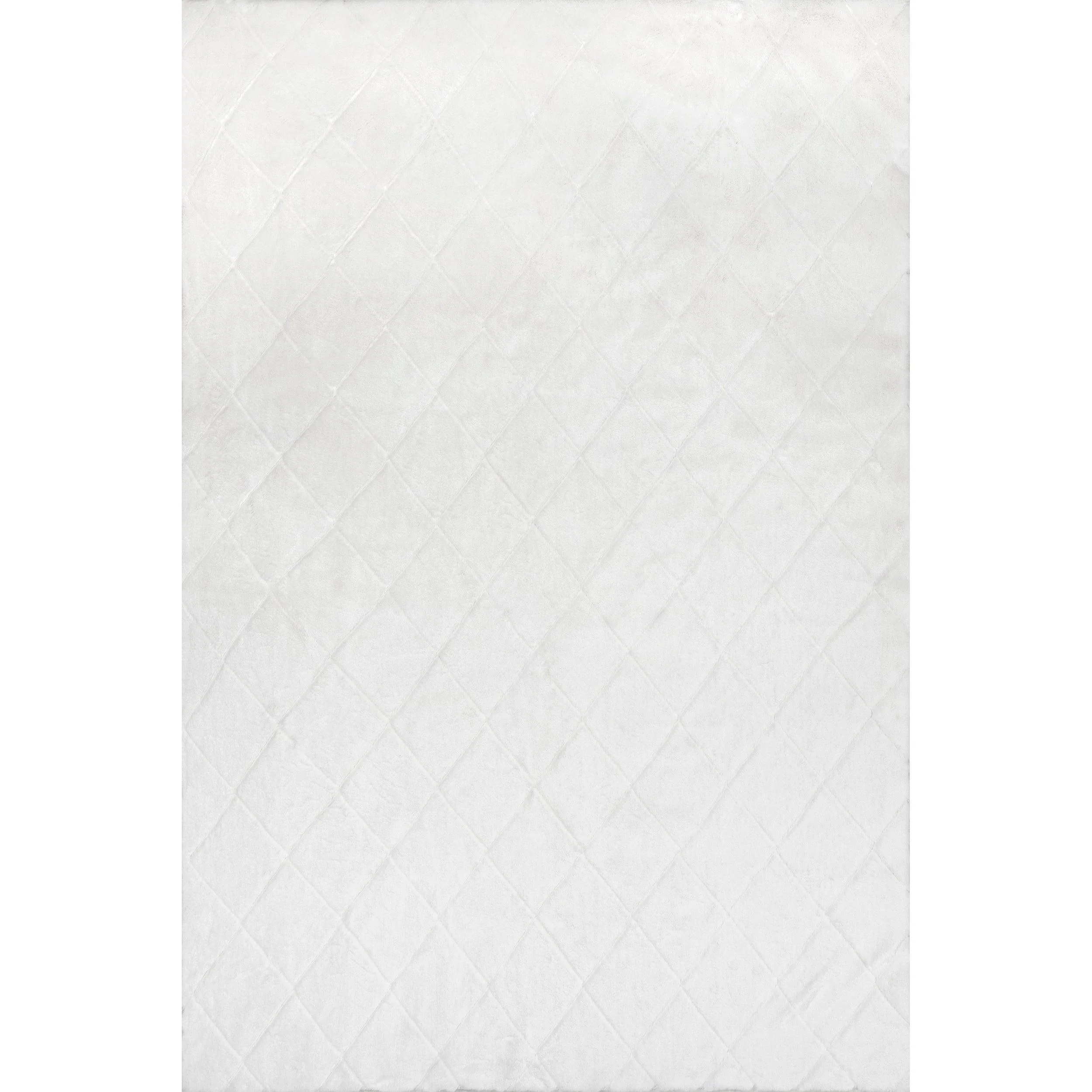 Amy Casual Faux Rabbit Machine Washable Area Rug - Frankwebs