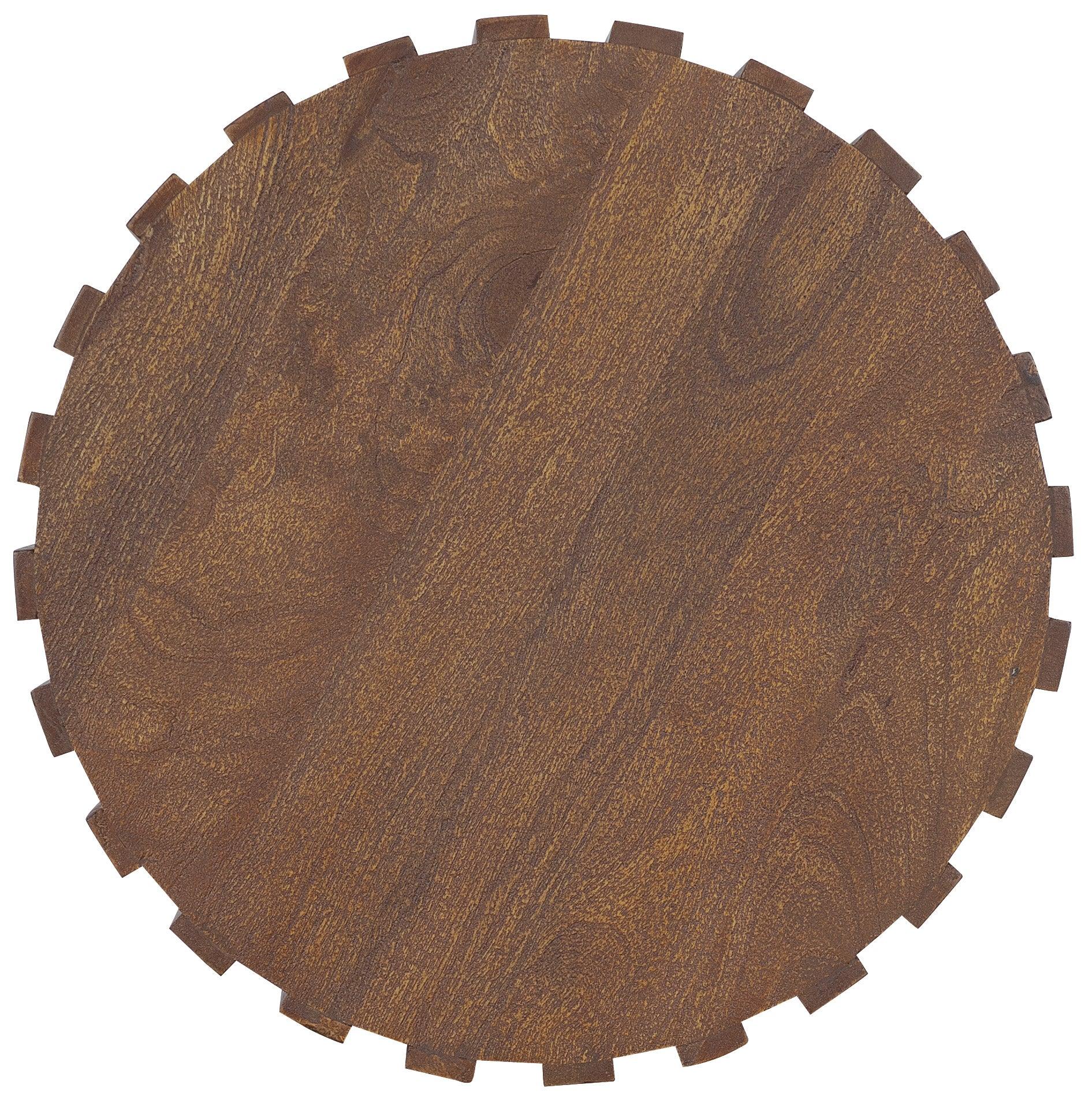 Commerce and Market Gears Round End Table - Frankwebs