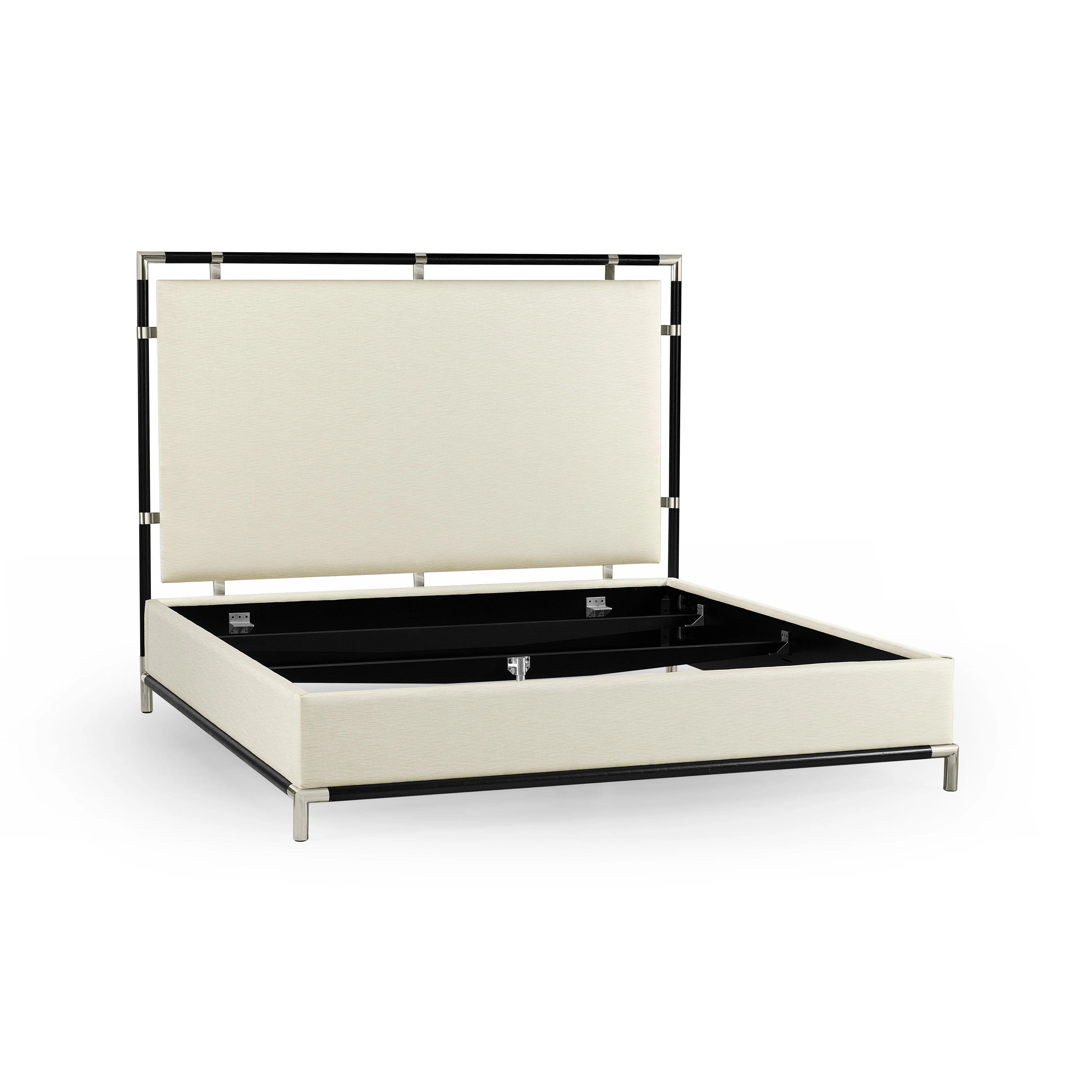 Campaign Oak King Bed - Frankwebs