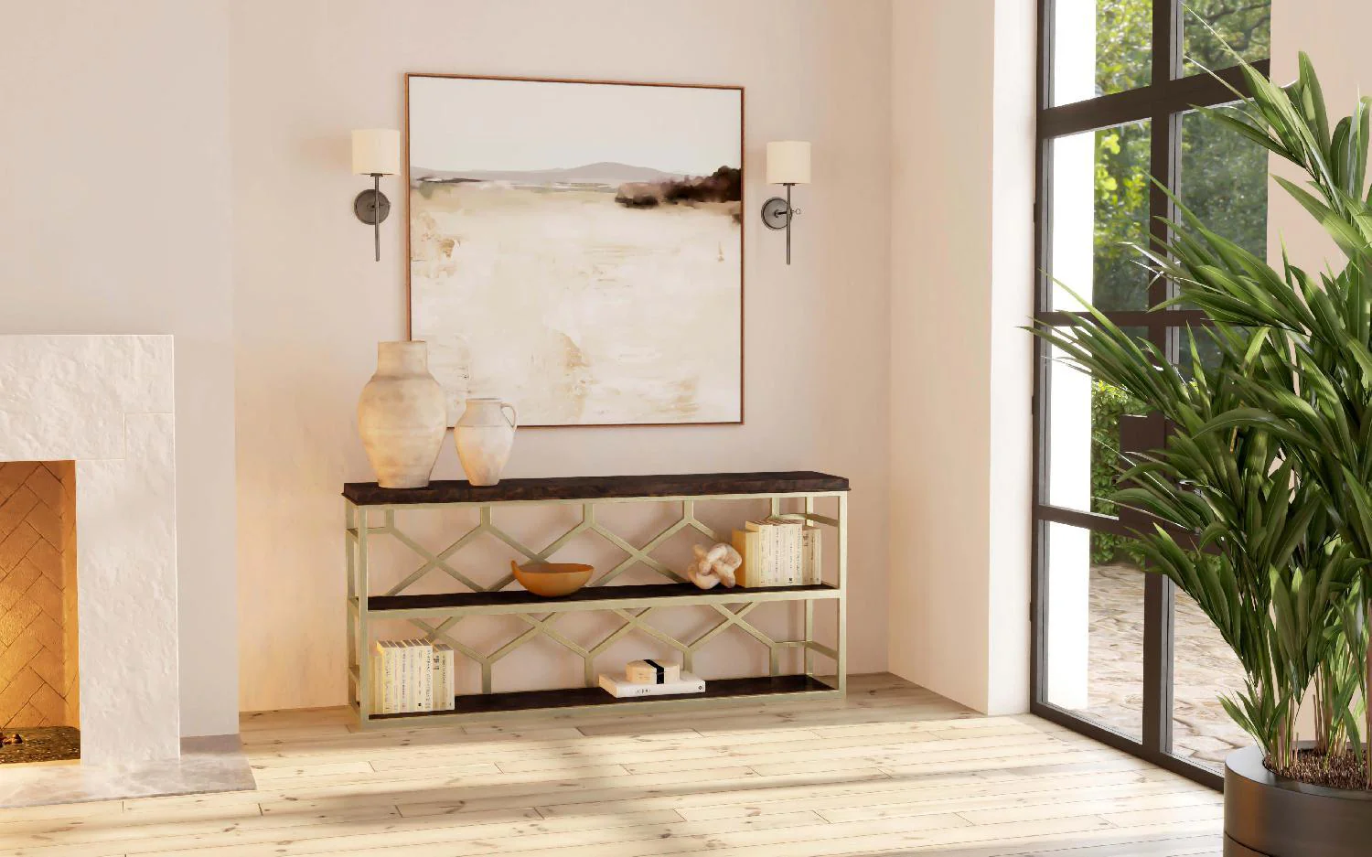 Melange Giles Console Table - Frankwebs