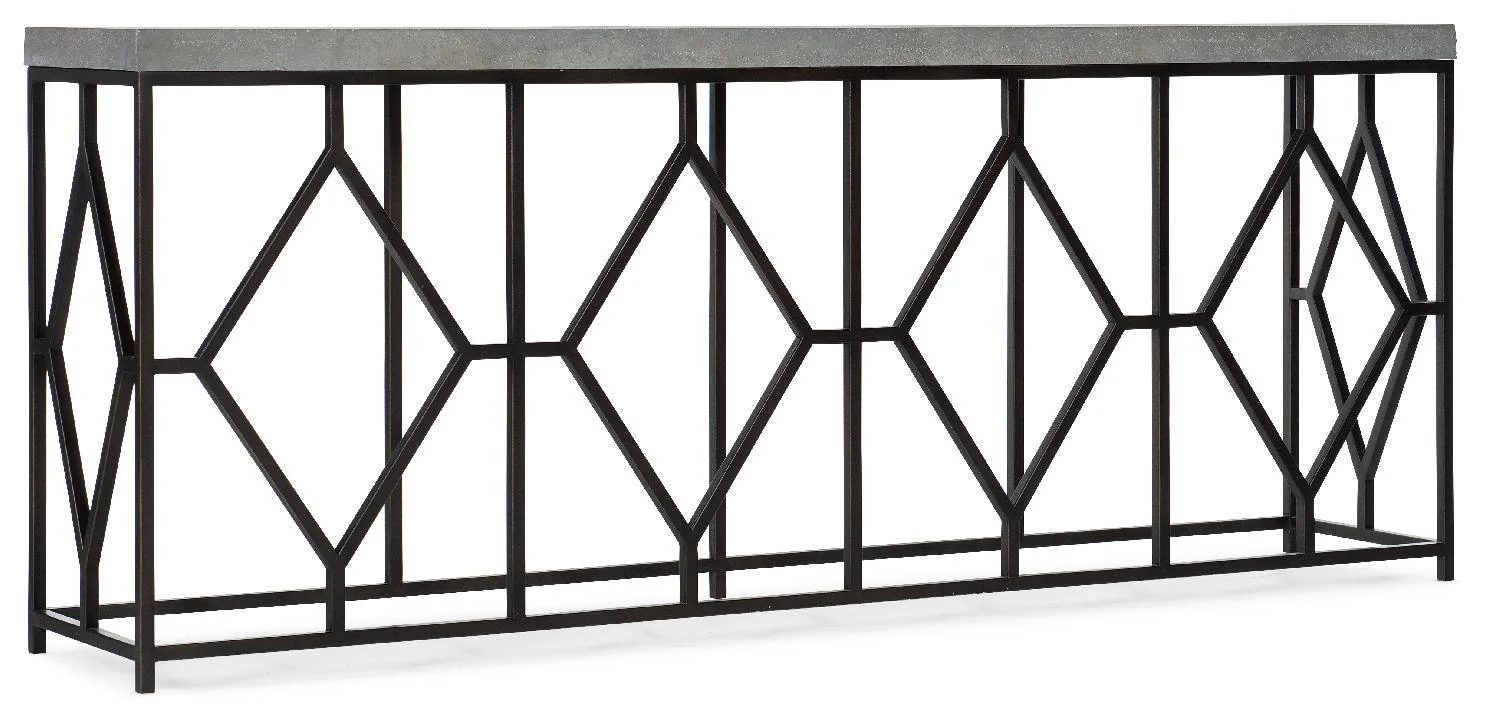 Ciao Bella Metal and Faux Concrete Console Table - Frankwebs