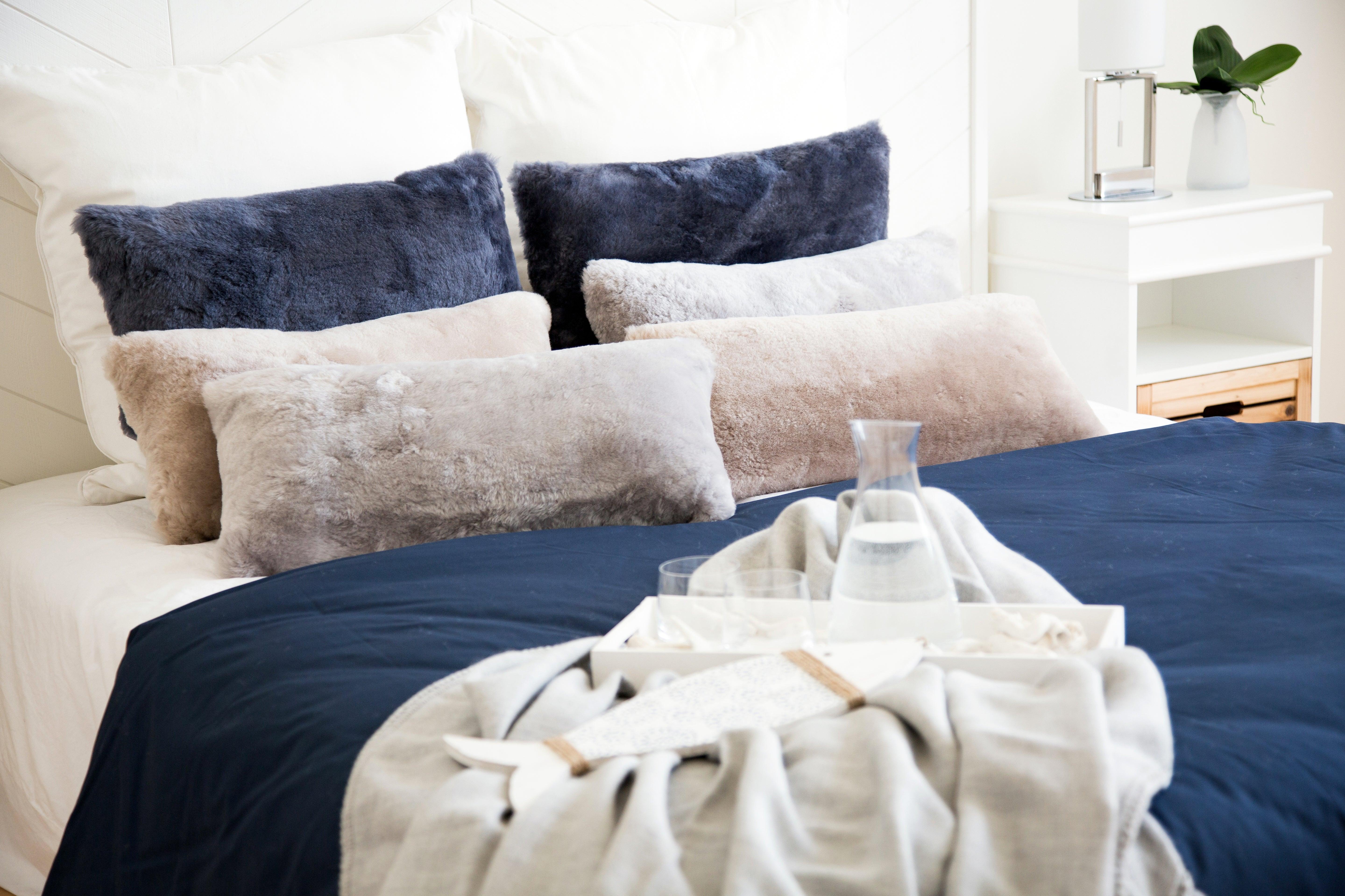 Shortwool Sheepskin Lumbar Cushion - Frankwebs