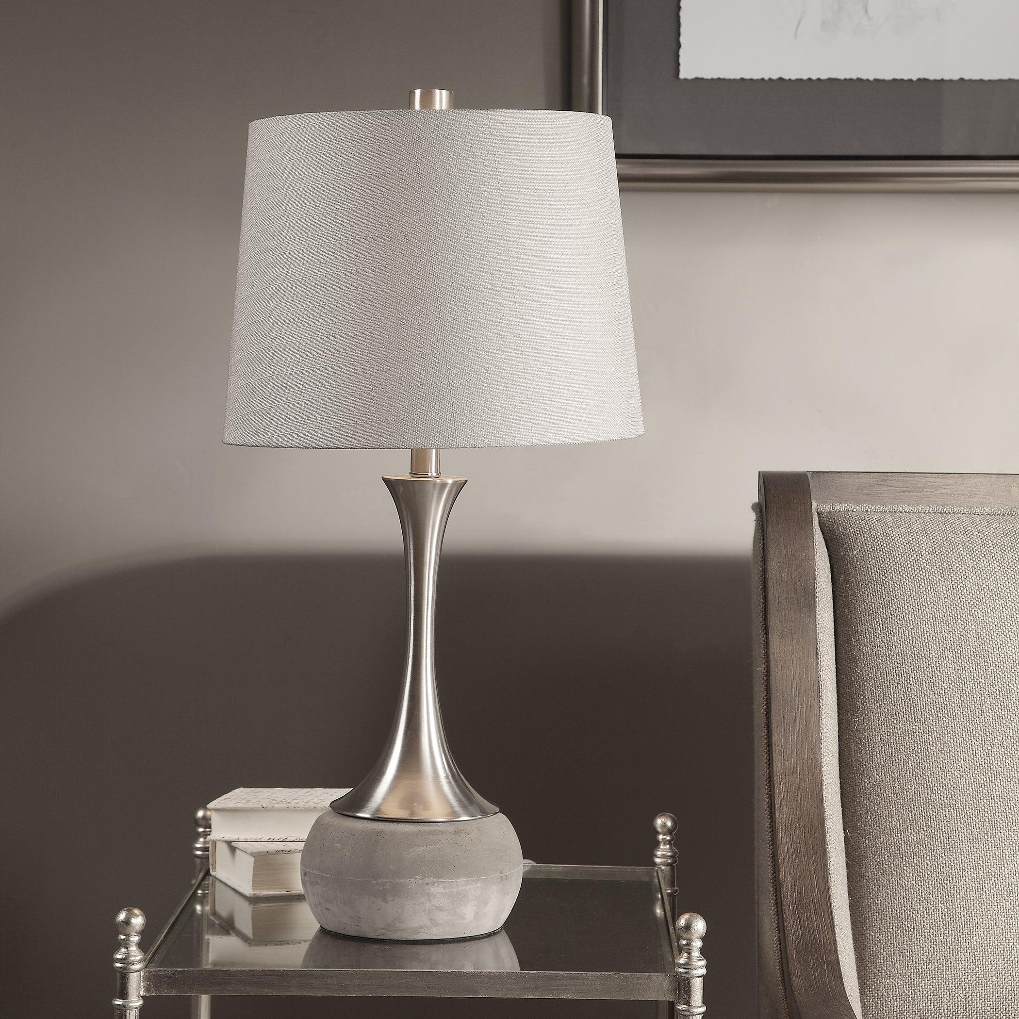 Niah Brushed Nickel Lamp - Frankwebs
