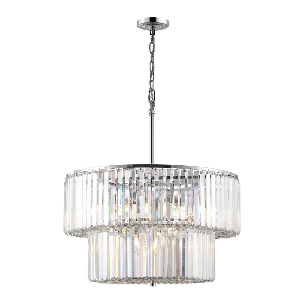 VIVIANN CRYSTAL 2 TIER CHANDELIER - Frankwebs