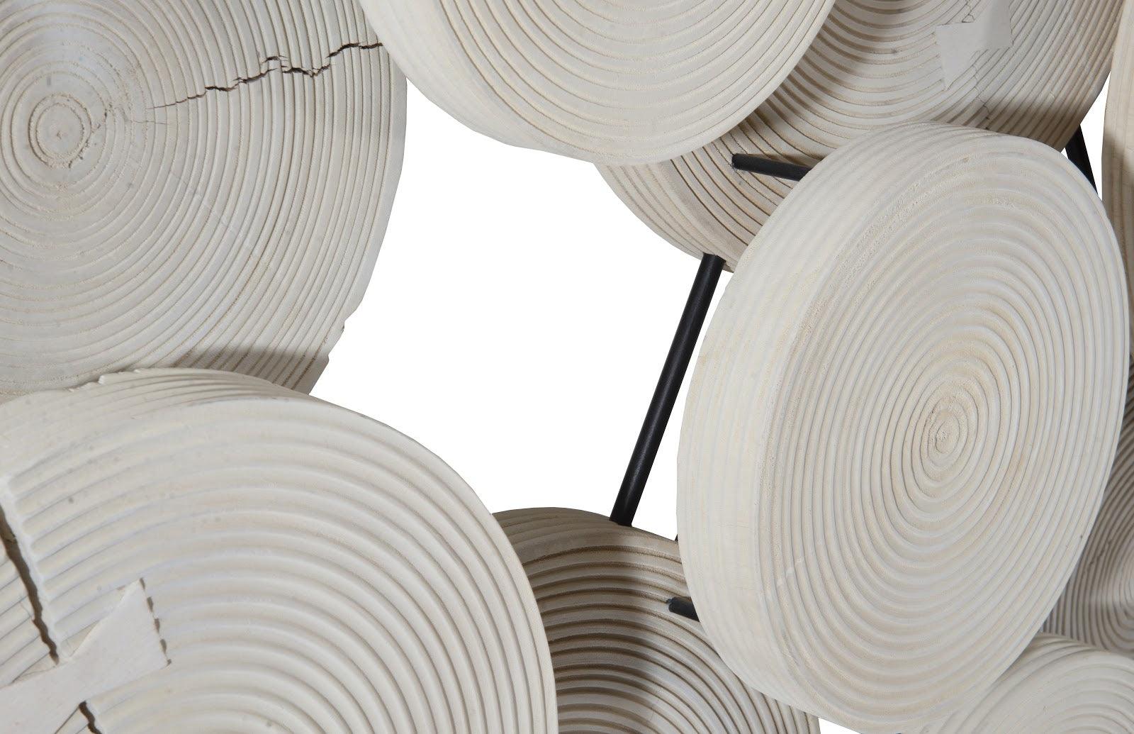 Clouds Wall Art, Bleached Finish - Frankwebs