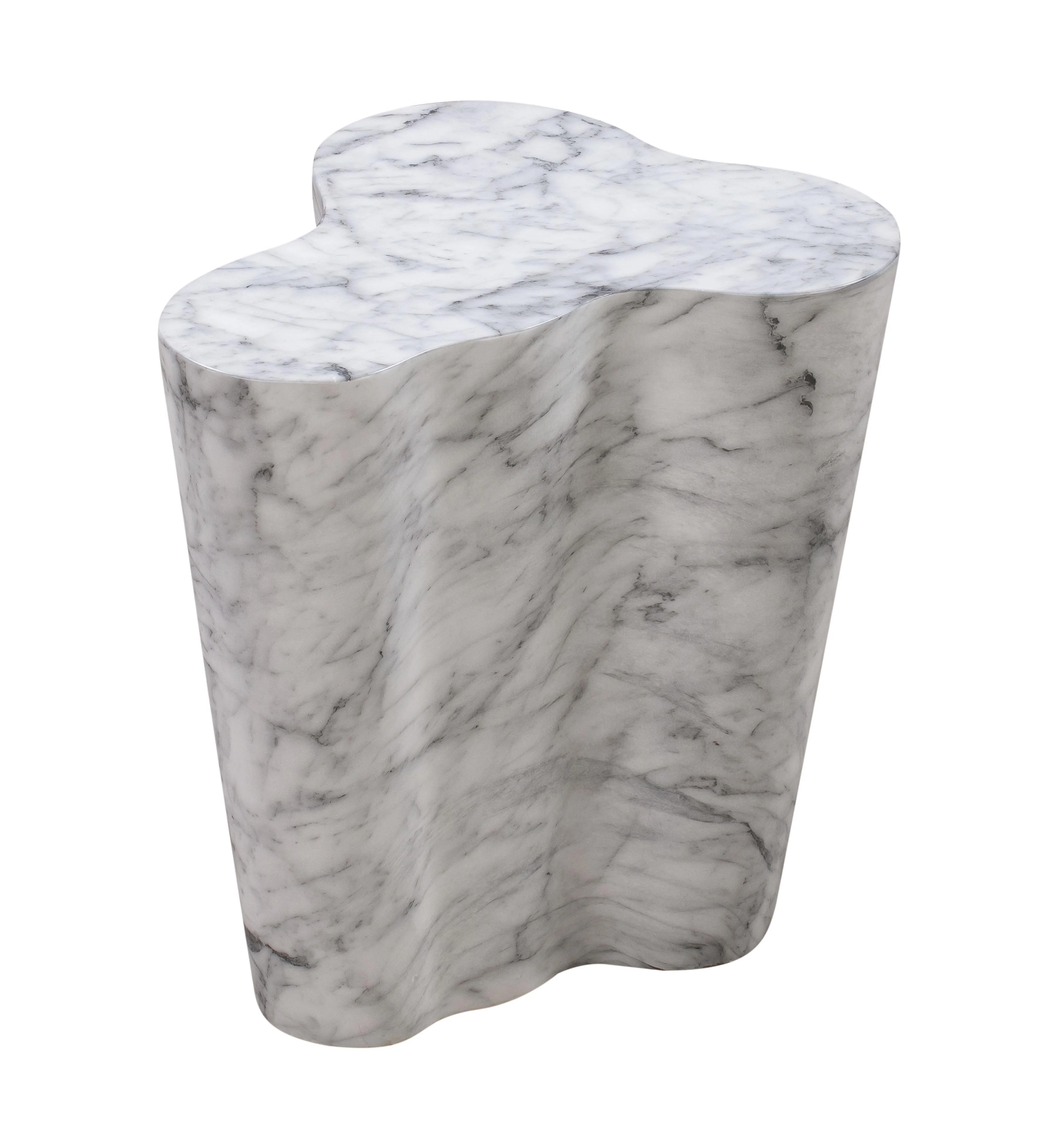 Slab Marble Short Side Table - Frankwebs